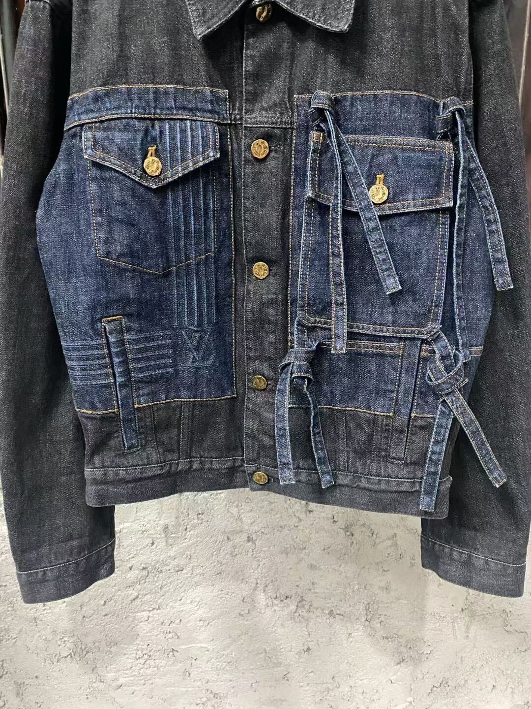 Louis Vuitton louis vuitton butterfly denim jacket Size XL / US 12-14 / IT 48-50 - 4 Thumbnail