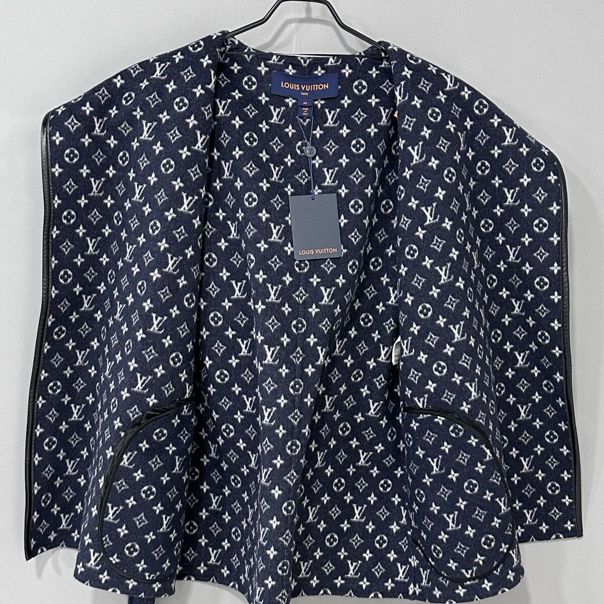 Louis Vuitton louis vuitton navy monogram bathrobe coat Size S / US 4 / IT 40 - 3 Thumbnail