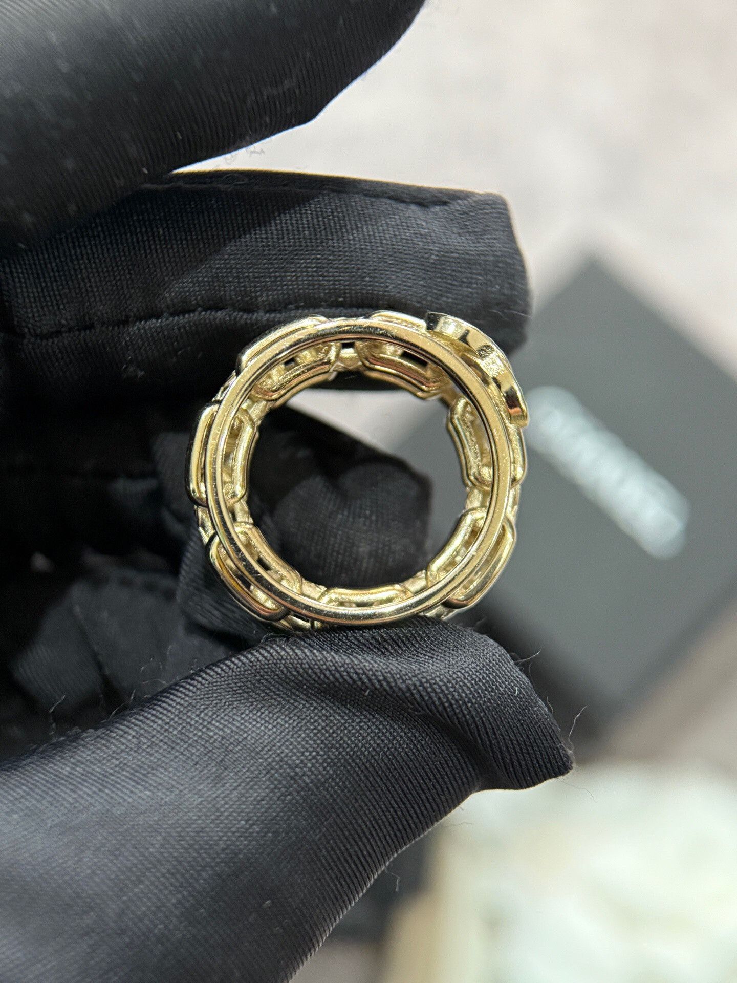 Chanel gold twisted lock ring by Chanel Size ONE SIZE - 5 Thumbnail