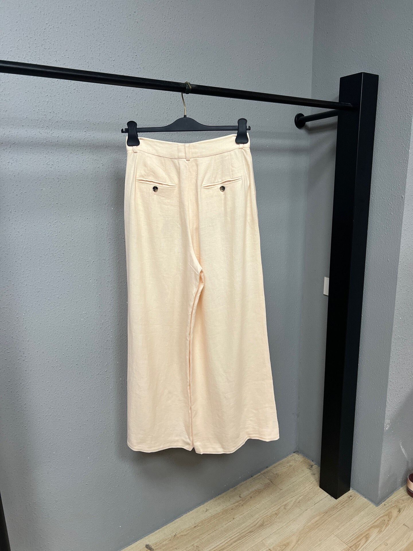 Loro Piana Loro Piana Linen Wide Leg Trousers Size 42" / US 20 - 2 Thumbnail
