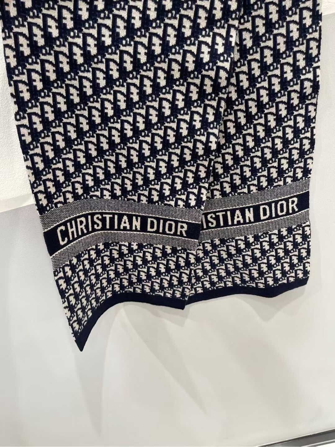 Dior dior logo patterned scarf Size ONE SIZE - 3 Thumbnail