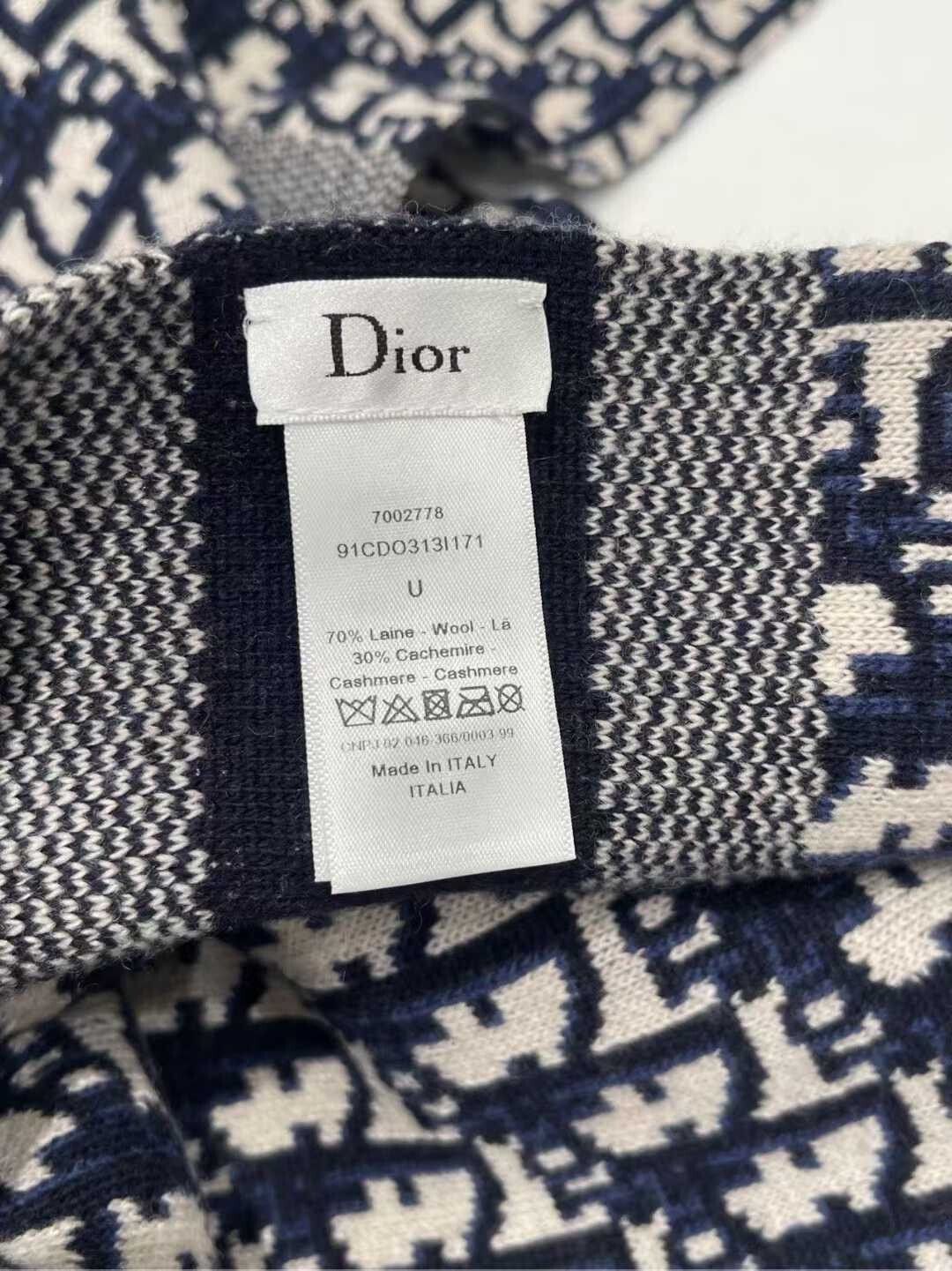 Dior dior logo patterned scarf Size ONE SIZE - 4 Thumbnail