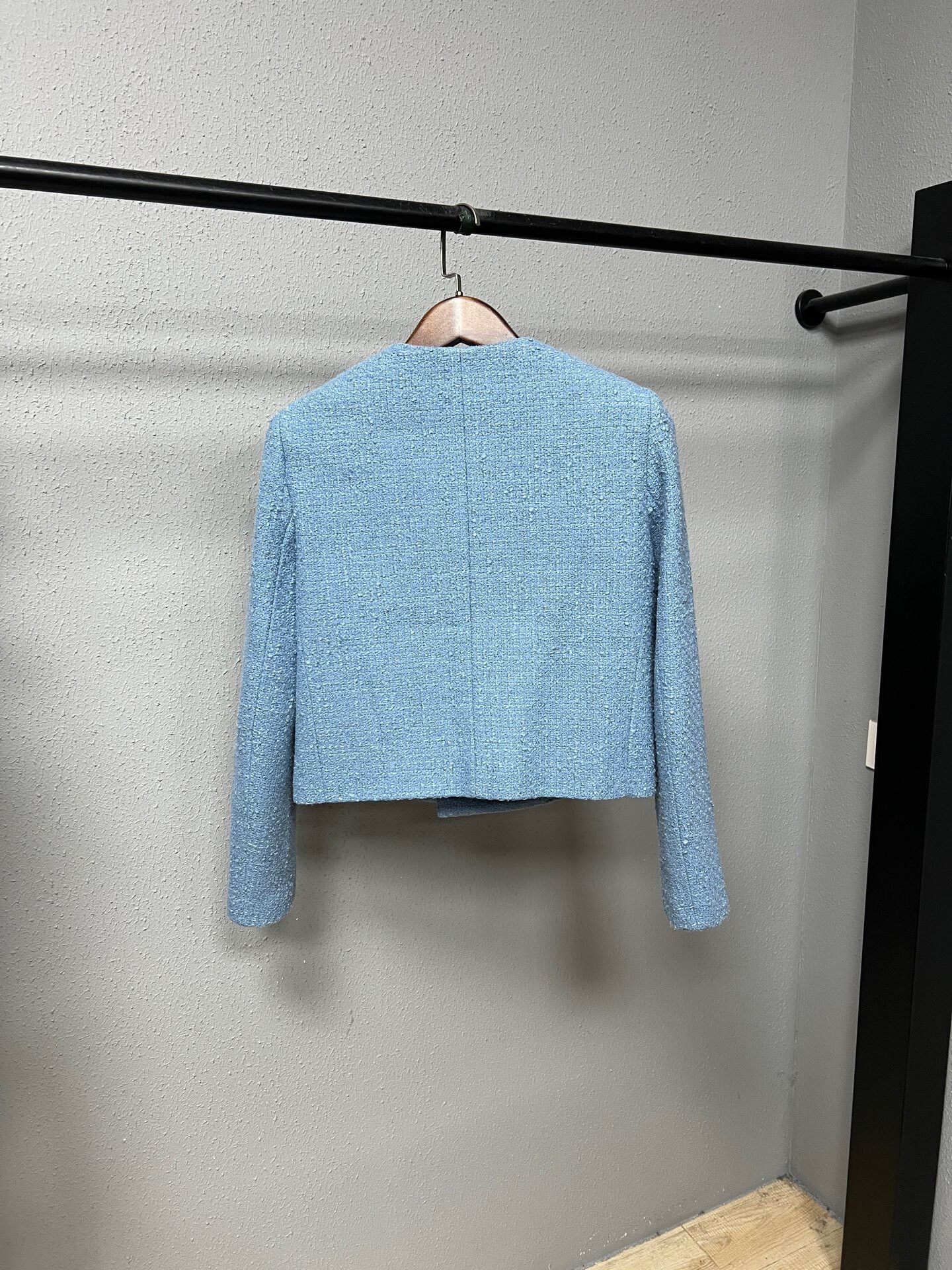 Celine Celine Blue Jacket with Gold Accents Size M / US 6-8 / IT 42-44 - 2 Thumbnail