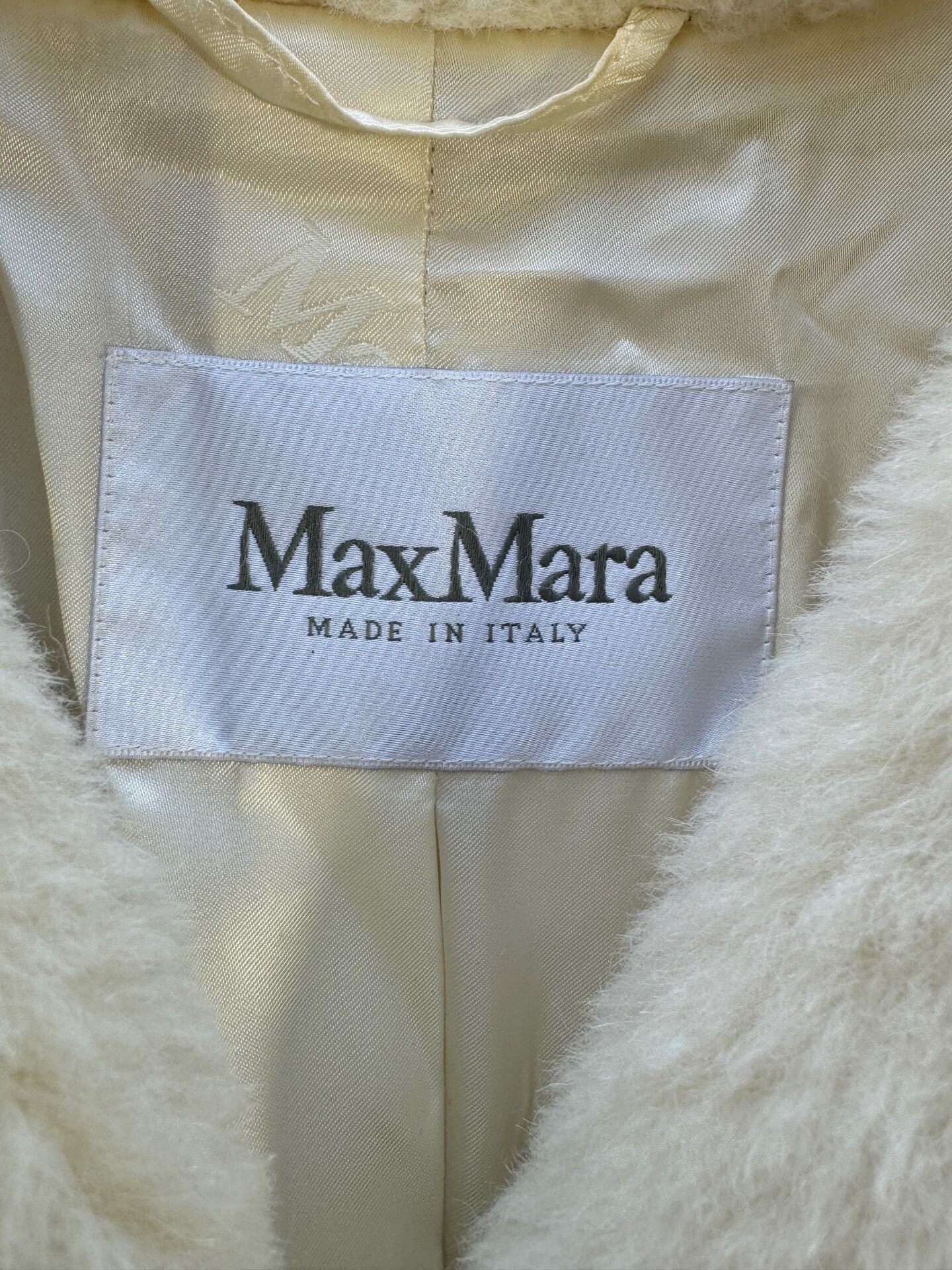 Max Mara MaxMara White Teddy Coat Size S Size S / US 4 / IT 40 - 3 Thumbnail