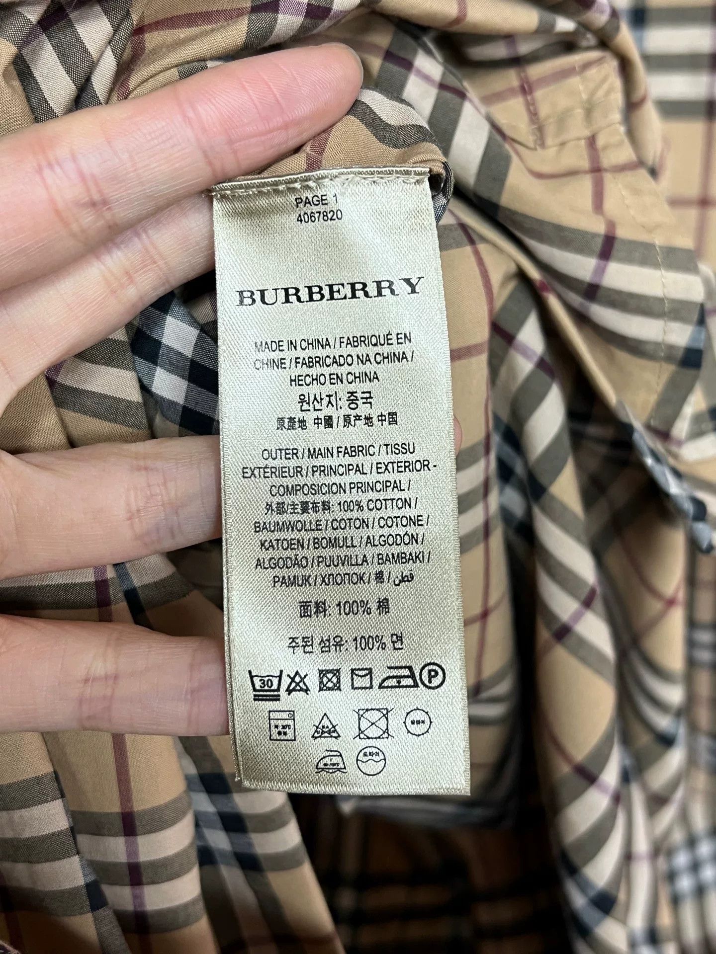 Burberry Burberry Plaid Shirt Dress Size UK6 Size XS / US 0-2 / IT 36-38 - 3 Thumbnail