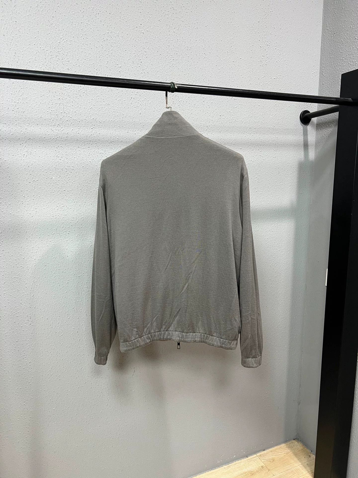 Loro Piana Loro Piana Beige Gray Reversible Bomber Jacket Size US L / EU 52-54 / 3 - 4 Thumbnail