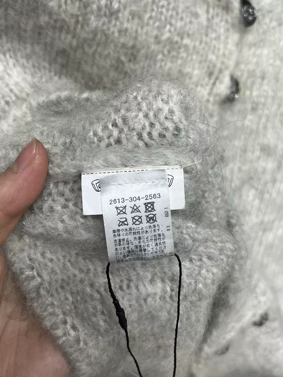 Chrome Hearts chrome hearts gray cashmere cardigan Size US S / EU 44-46 / 1 - 5 Thumbnail