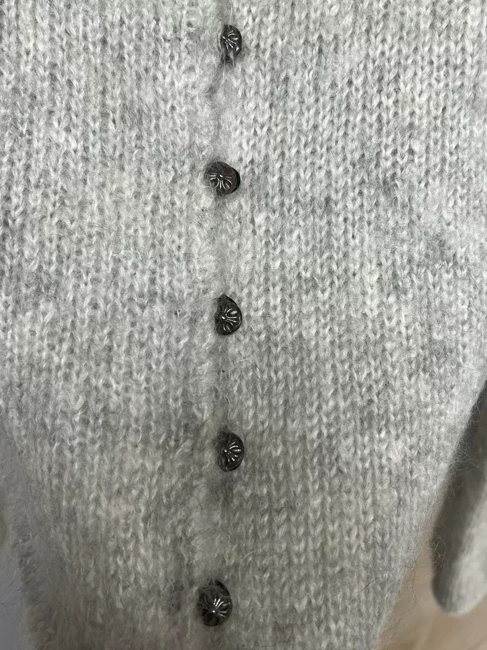 Chrome Hearts chrome hearts gray cashmere cardigan Size US S / EU 44-46 / 1 - 3 Thumbnail