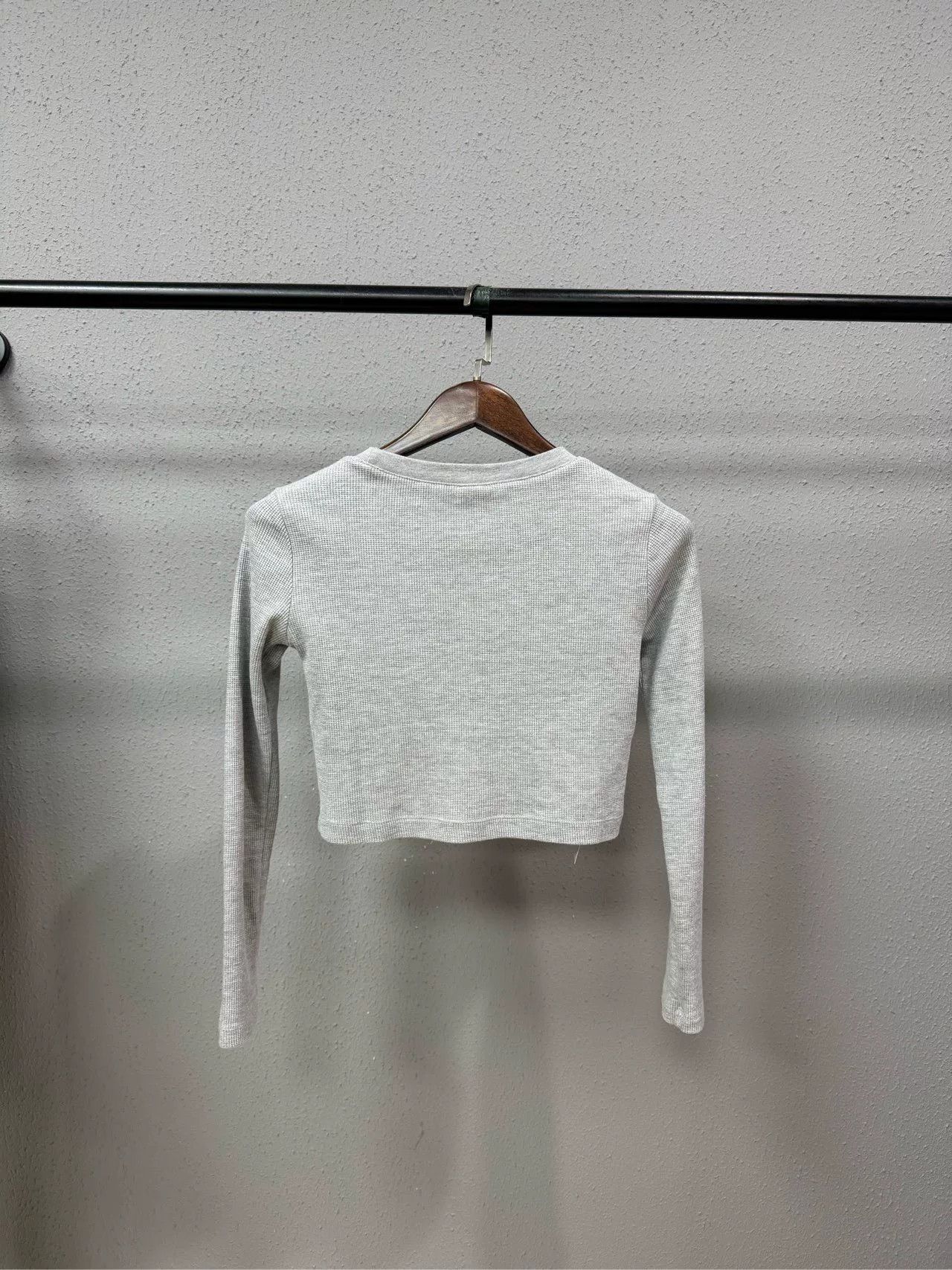 Chrome Hearts chrome hearts gray waffle long sleeve top Size XS / US 0-2 / IT 36-38 - 2 Thumbnail