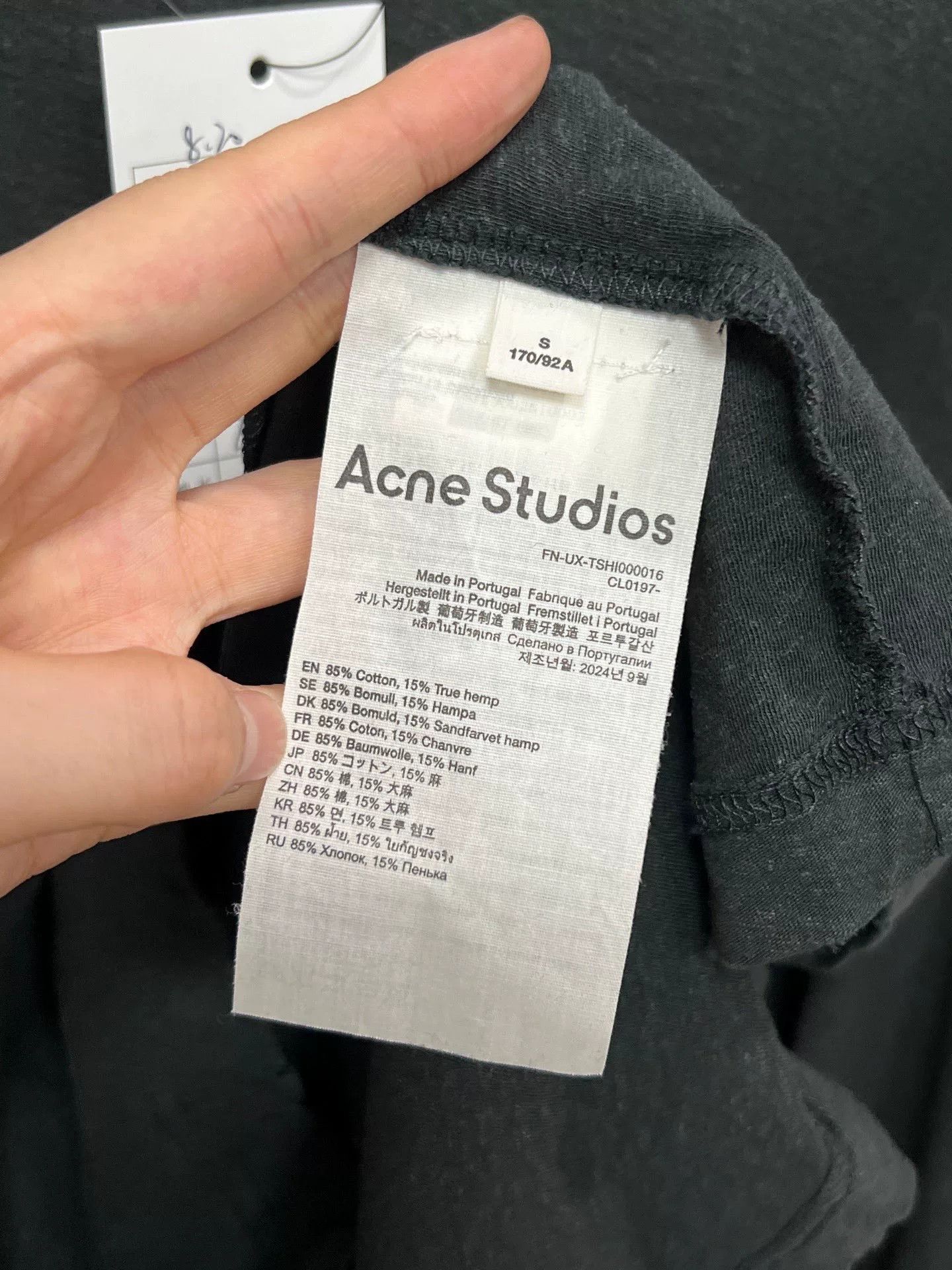 Acne Studios acne studios black long sleeve shirt Size US S / EU 44-46 / 1 - 3 Thumbnail
