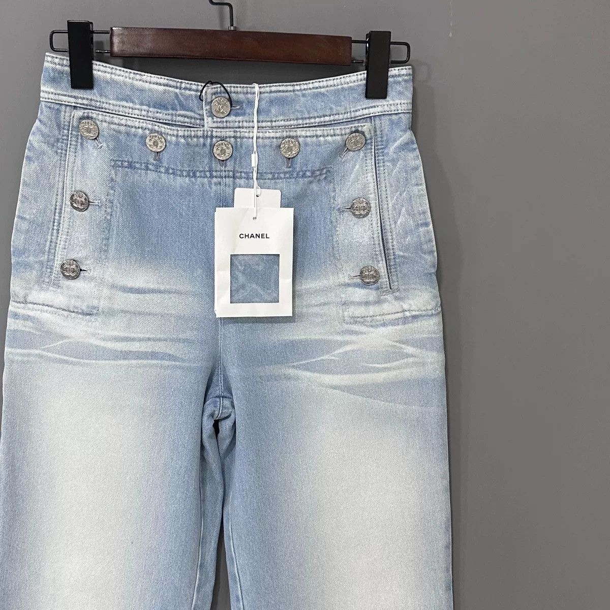 Chanel chanel denim beach series trousers size 36 Size 36" / US 14 / IT 50 - 2 Thumbnail