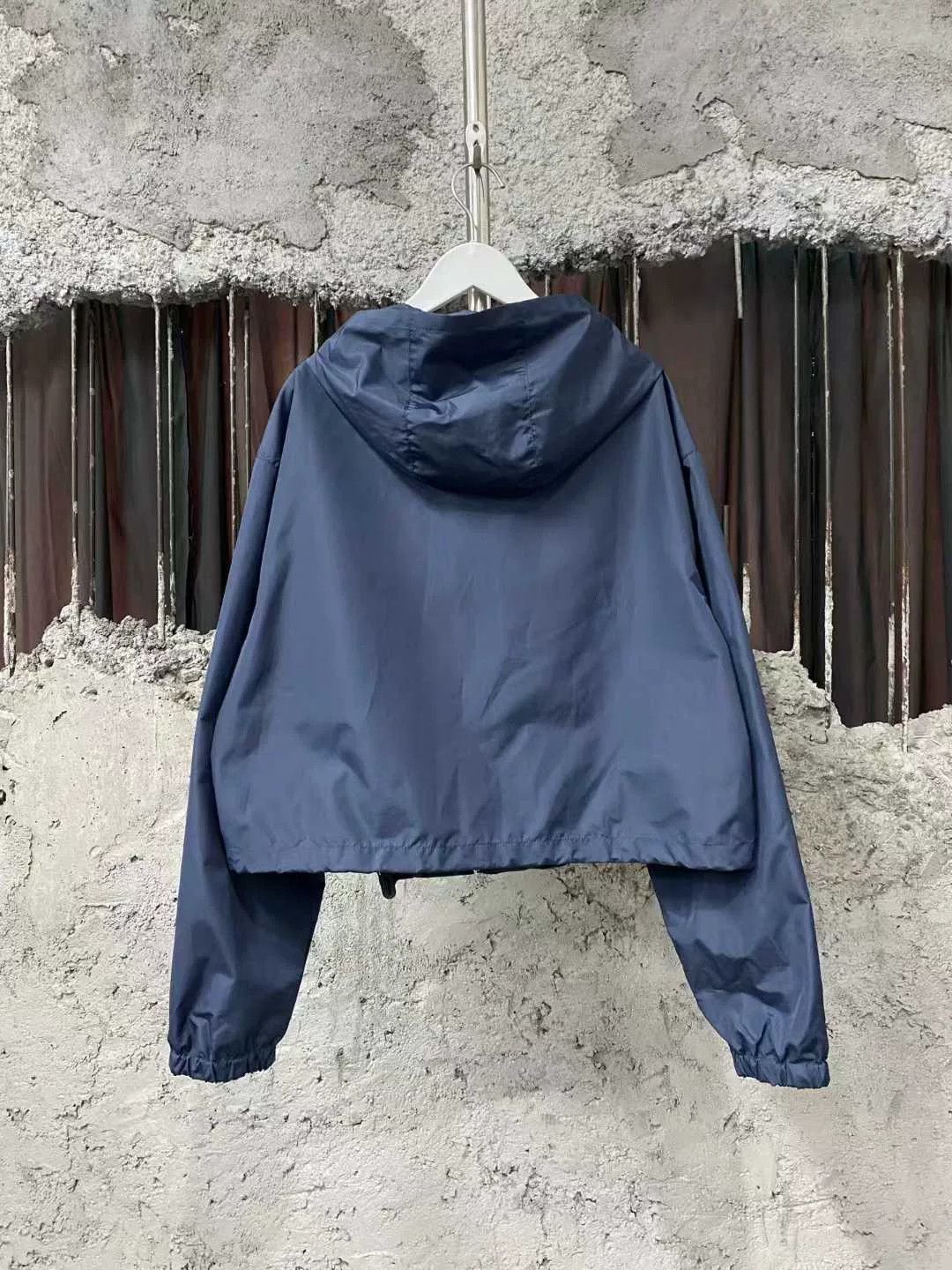Miu Miu Miumiu Navy Zip Jacket with Hood Size M / US 6-8 / IT 42-44 - 2 Thumbnail