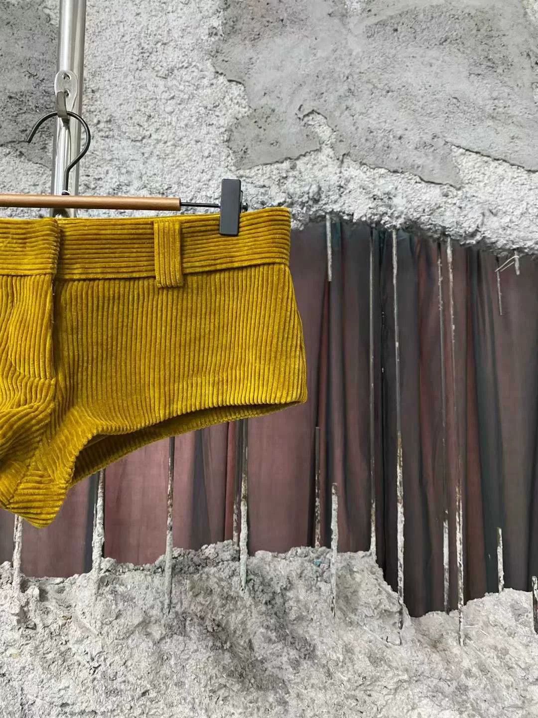 Miu Miu miumiu corduroy ultra short shorts Size 38" / US 16 / IT 52 - 4 Thumbnail