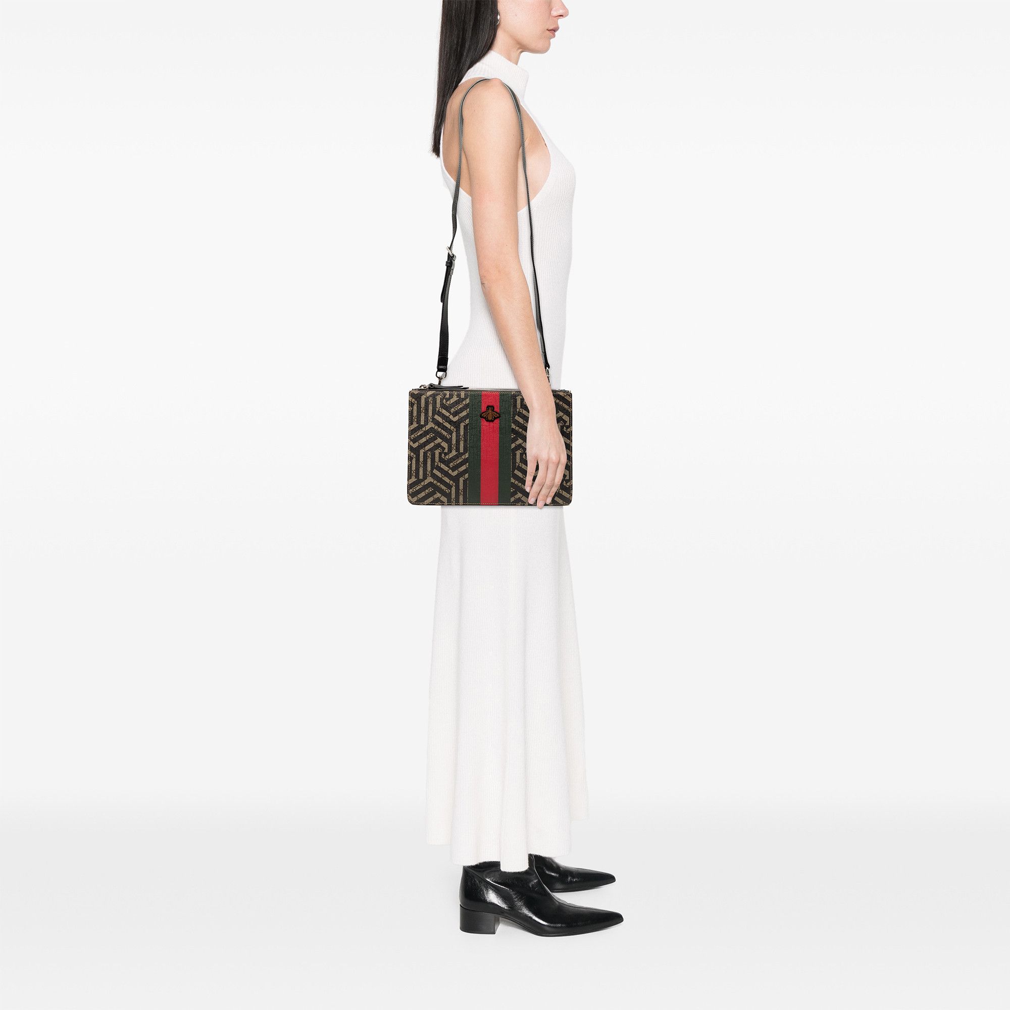 Gucci Gucci GG Supreme Kaleido Bee Crossbody Size ONE SIZE - 7 Thumbnail