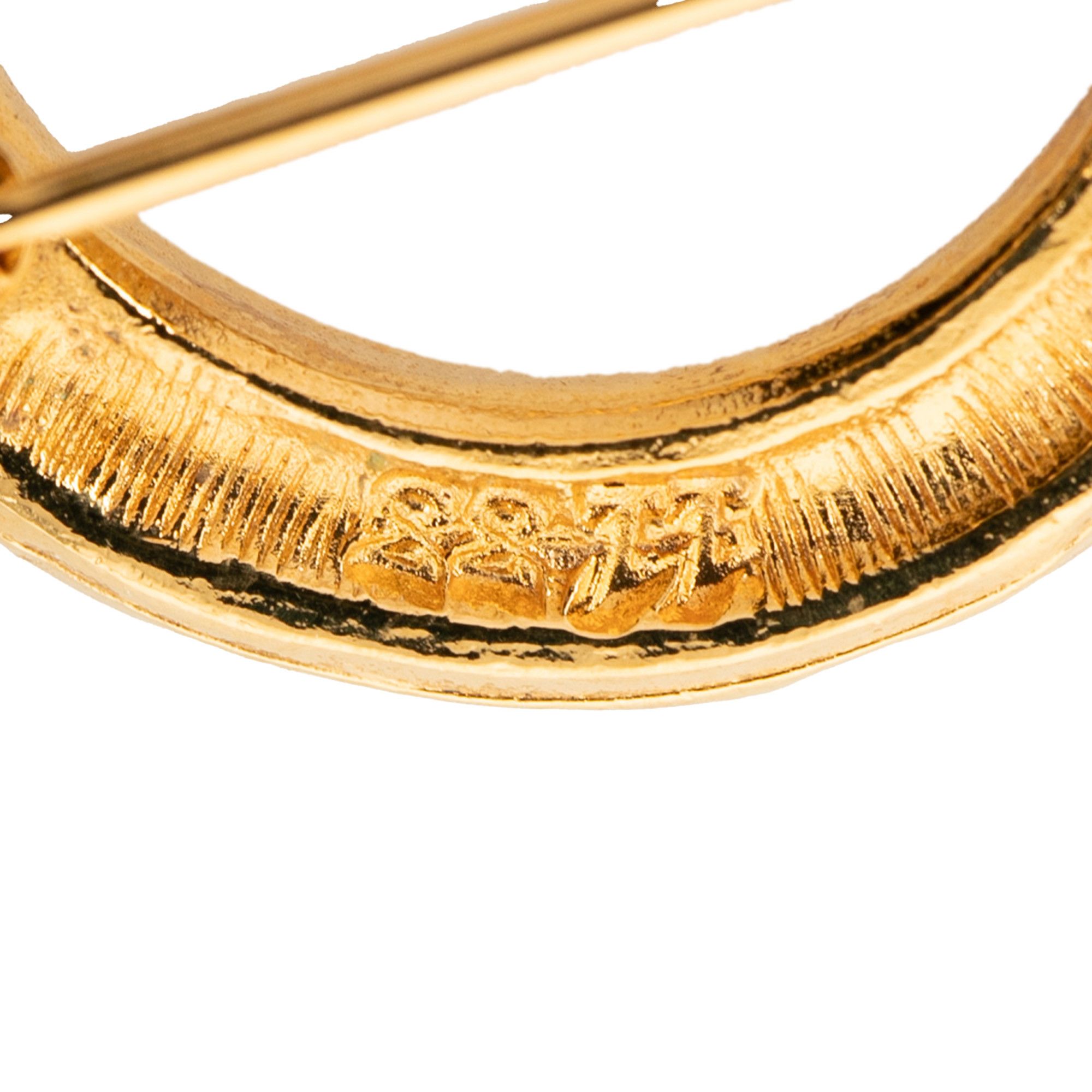Chanel Chanel Gold Plated Rue Cambon Tag Brooch Size ONE SIZE - 3 Thumbnail