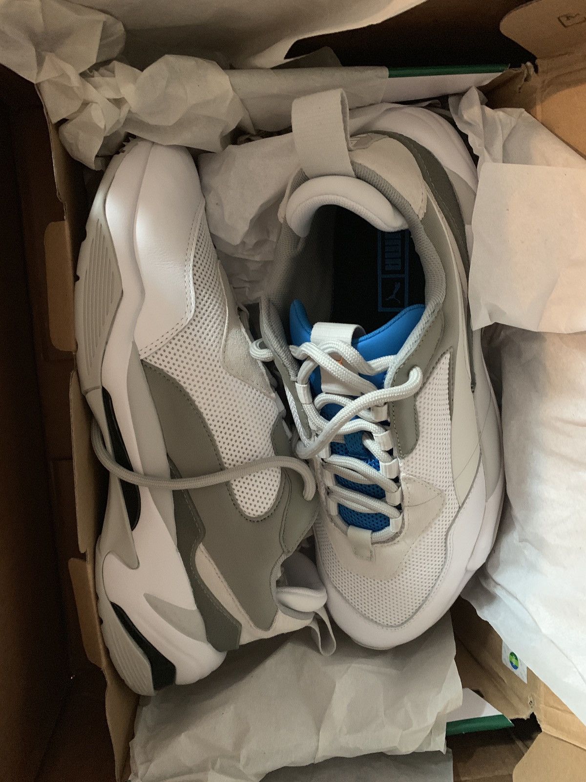Puma BRAND NEW Thunder Spectra Glacier Grey Indigo Bunting Grailed