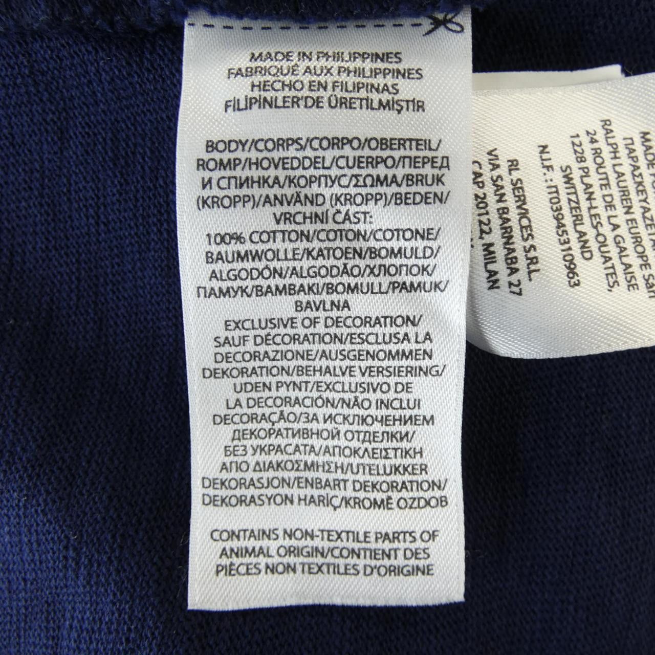 Ralph Lauren Ralph Lauren Polo Ralph Lauren Top Cotton Tops DUTY FREE for USA Size ONE SIZE - 3 Thumbnail