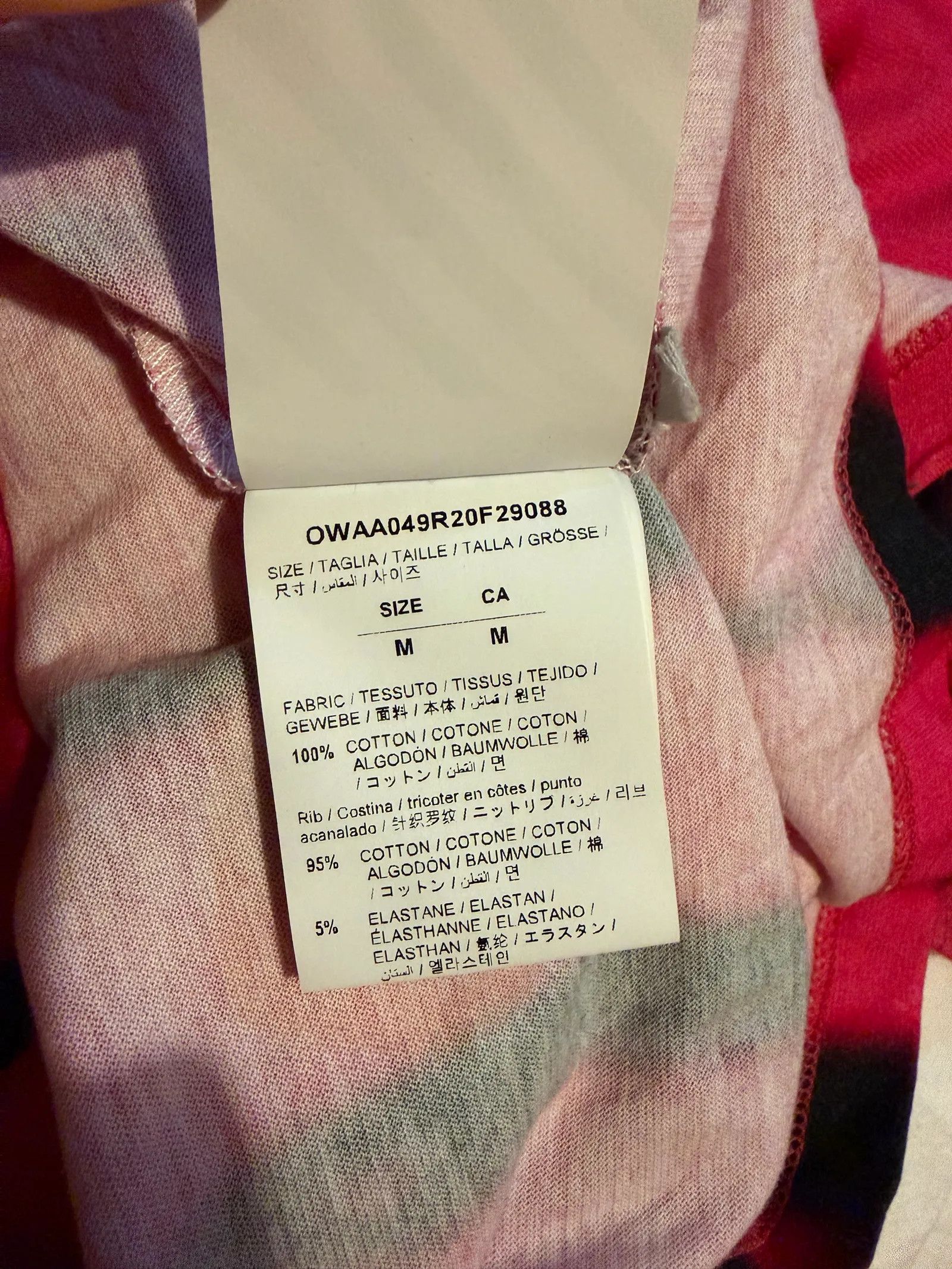 Off-White Off-White Off-White tie dye t-shirt Short Sleeve T-shirt Size M / US 6-8 / IT 42-44 - 3 Thumbnail