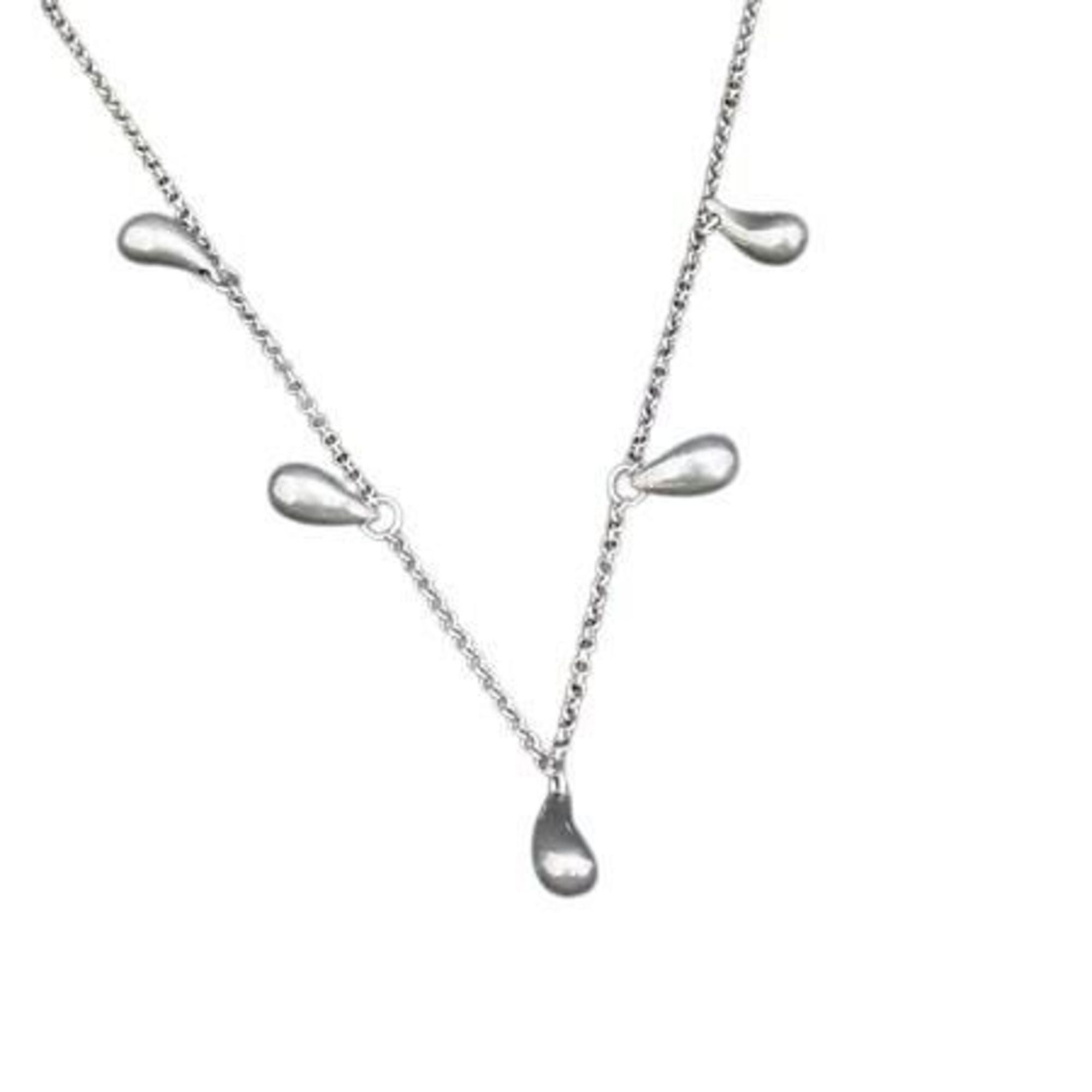 Tiffany & Co. TIFFANY & Co. Elsa Peretti Teardrop Necklace in Silver SV925 for Women Size ONE SIZE - 3 Thumbnail
