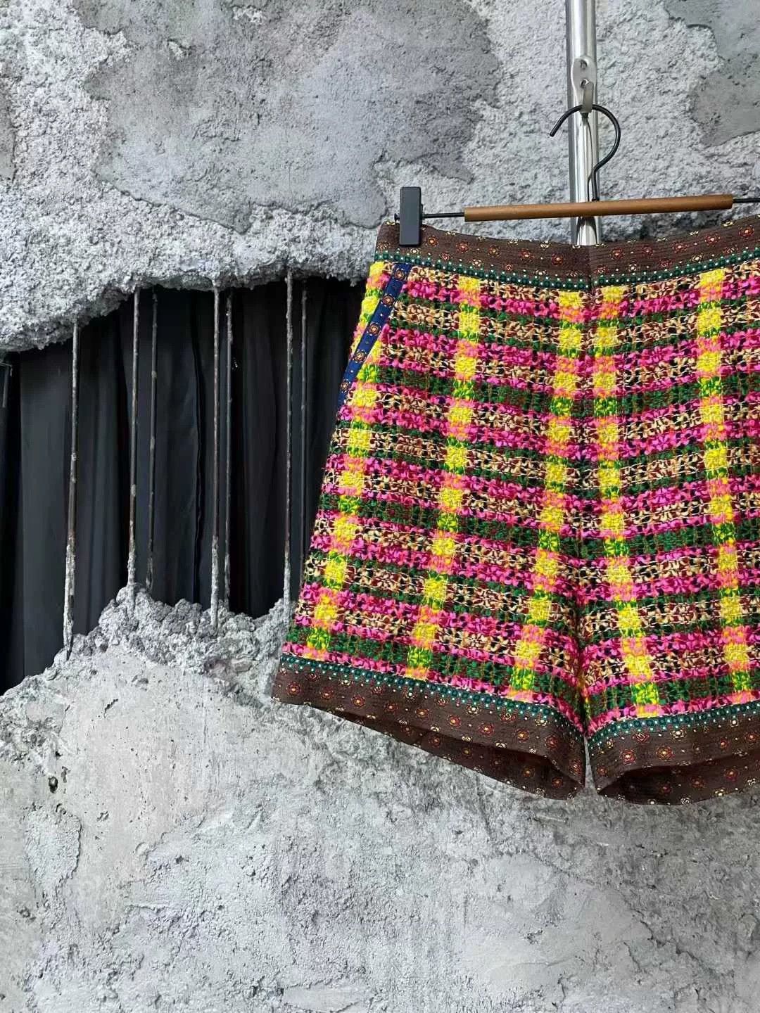 Gucci Checked Shorts in Bold Colors