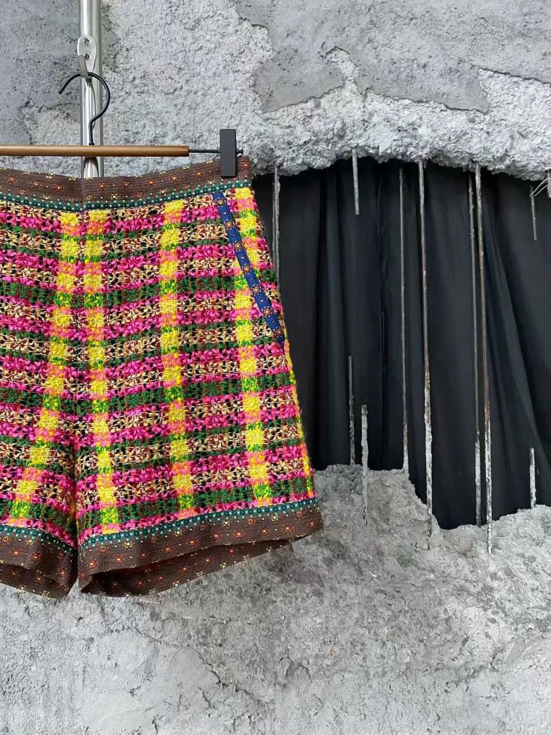 Gucci Checked Shorts in Bold Colors