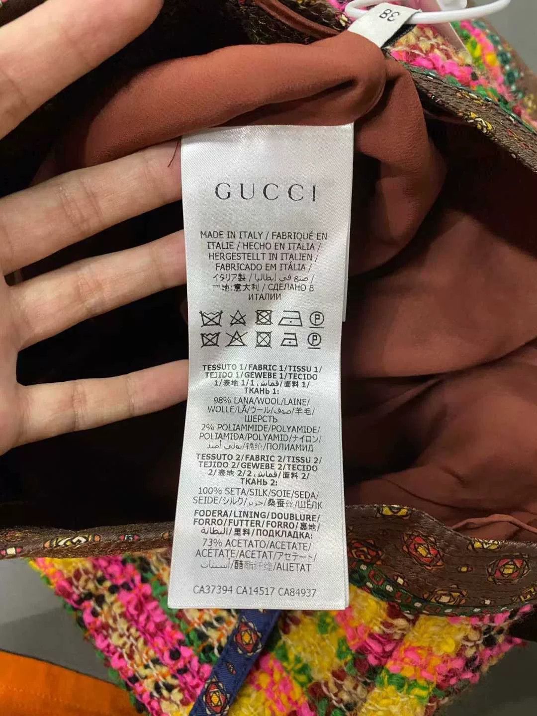 Gucci Checked Shorts in Bold Colors