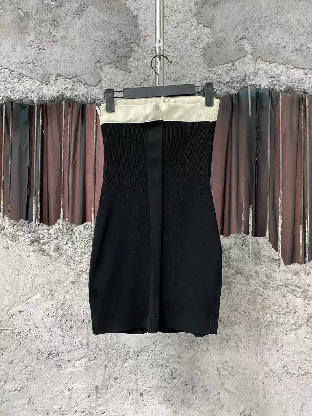Chanel black and white strapless dress by Chanel Size XS / US 0-2 / IT 36-38 - 2 Thumbnail