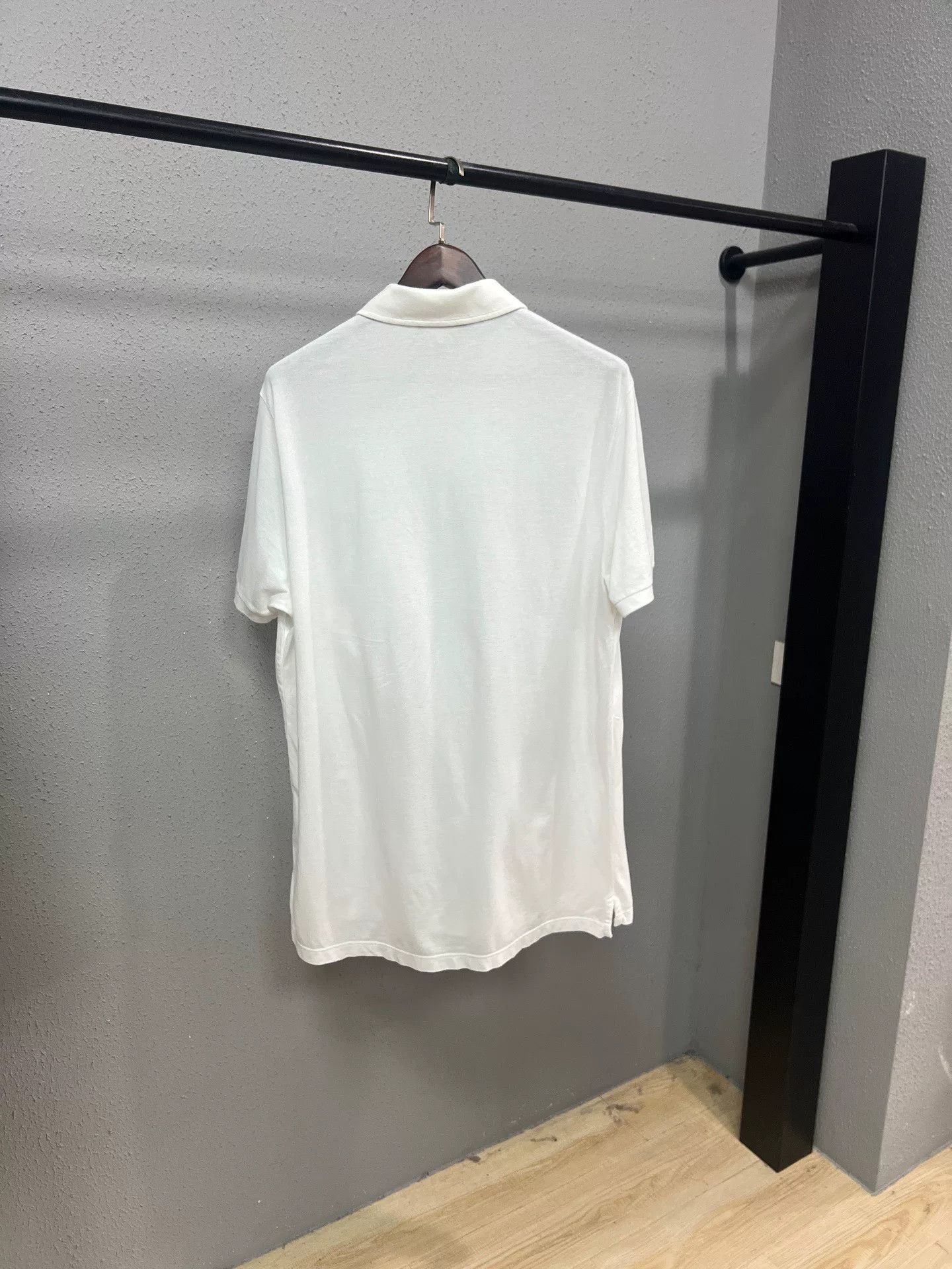 Loro Piana Loro Piana White Short Sleeve Polo Shirt Size US XXL / EU 58 / 5 - 2 Thumbnail