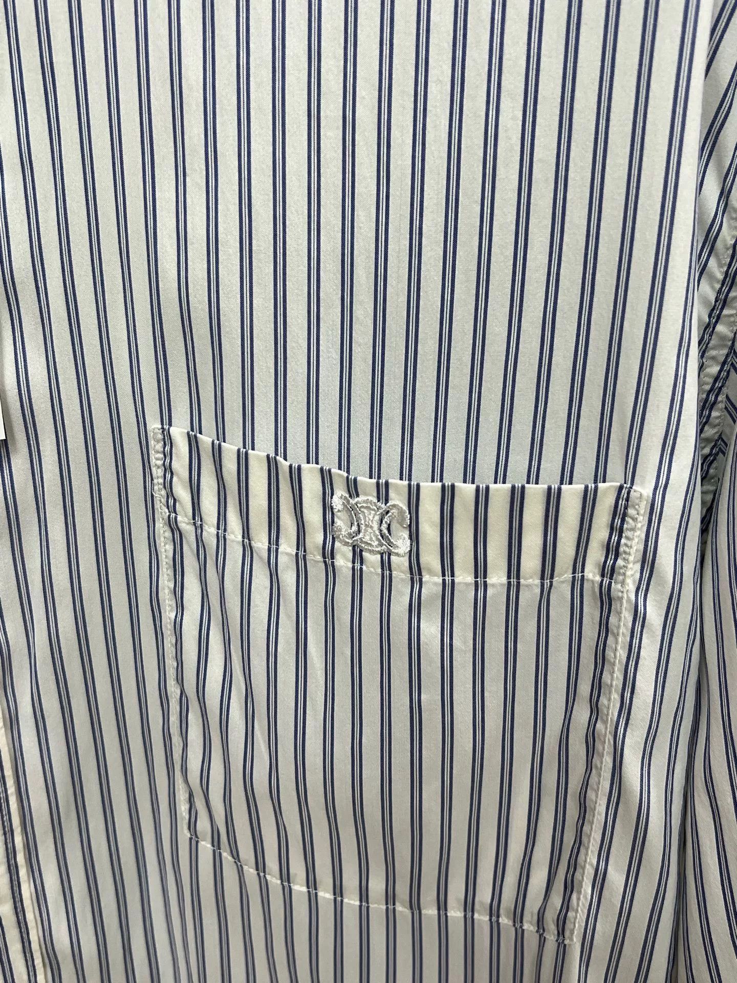 Celine celine striped long sleeve shirt size 40 Size US M / EU 48-50 / 2 - 3 Thumbnail