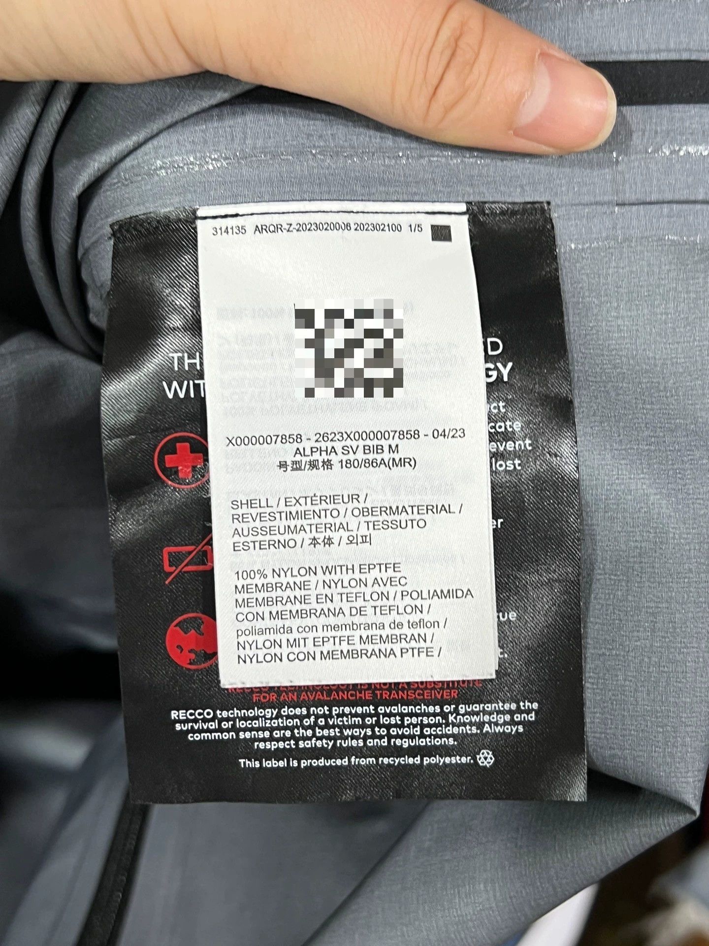 Arc'teryx Arcteryx Black Ski Bib Pants Size M Size US 30 / EU 46 - 5 Thumbnail