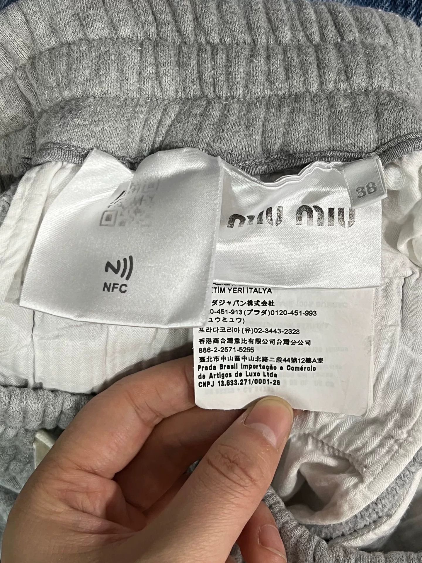 Miu Miu Miumiu Layered Shorts in Gray Color Size 38" / US 16 / IT 52 - 4 Thumbnail