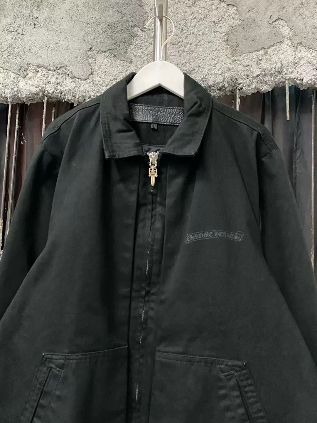 Chrome Hearts chrome hearts black graphic letter jacket Size US L / EU 52-54 / 3 - 3 Thumbnail