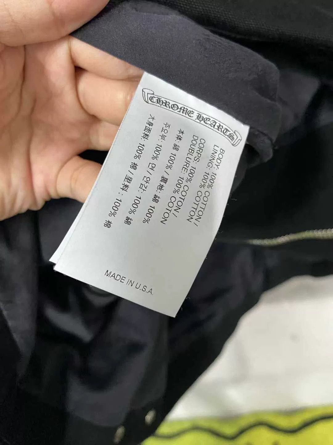 Chrome Hearts chrome hearts black graphic letter jacket Size US L / EU 52-54 / 3 - 7 Thumbnail