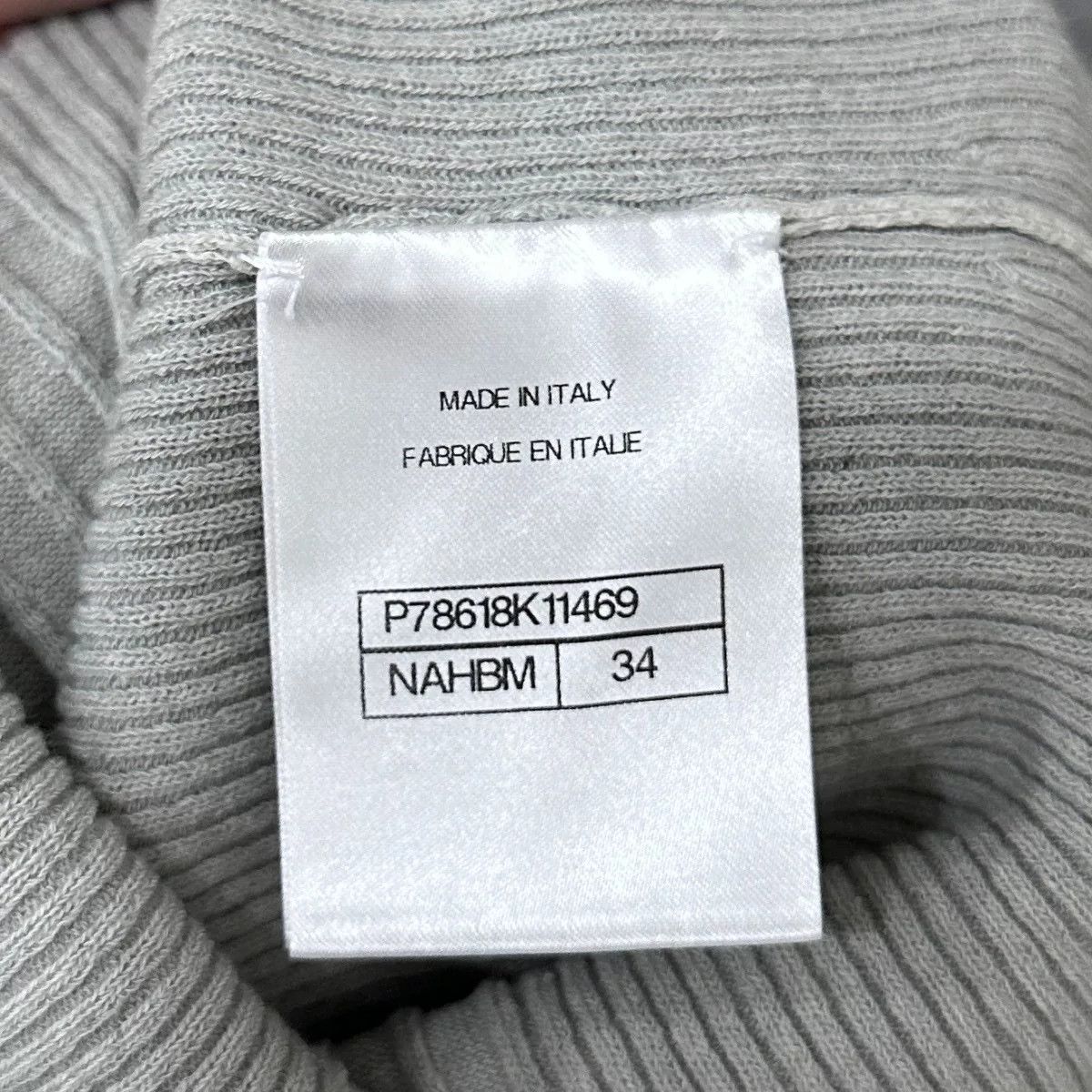 Chanel gray cashmere knit tank top by Chanel Size XS / US 0-2 / IT 36-38 - 6 Thumbnail