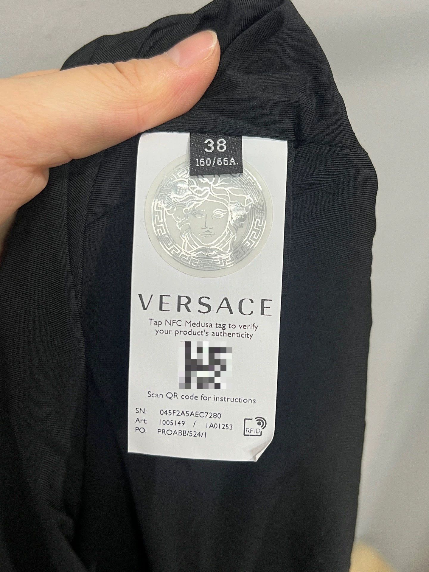 Versace Versace Black Safety Pin Strapless Dress Size S / US 4 / IT 40 - 5 Thumbnail