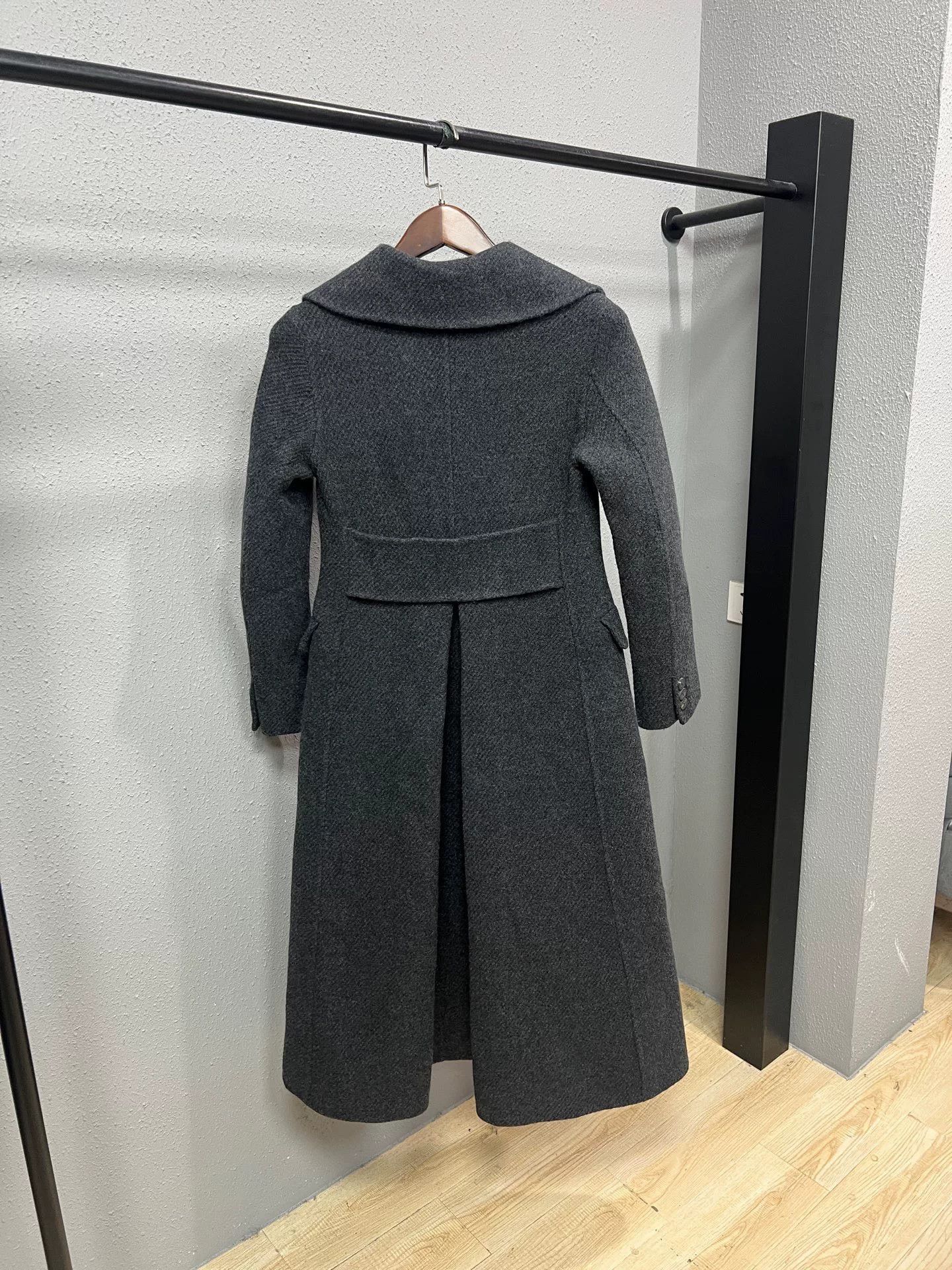 Dior Dior Grey Wool Coat Size 34 Size XS / US 0-2 / IT 36-38 - 2 Thumbnail