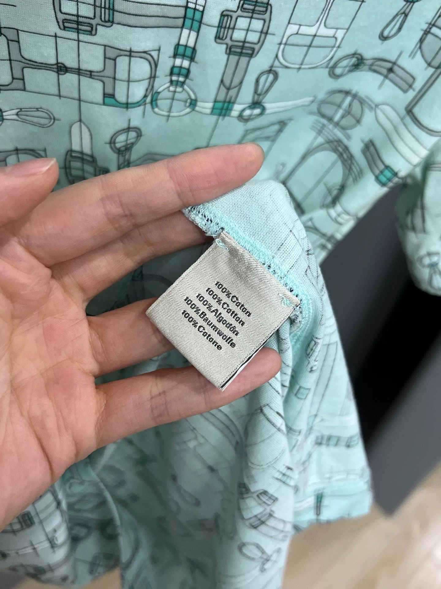 Hermes Hermes Full Print Short Sleeve T-Shirt Size XS / US 0-2 / IT 36-38 - 3 Thumbnail
