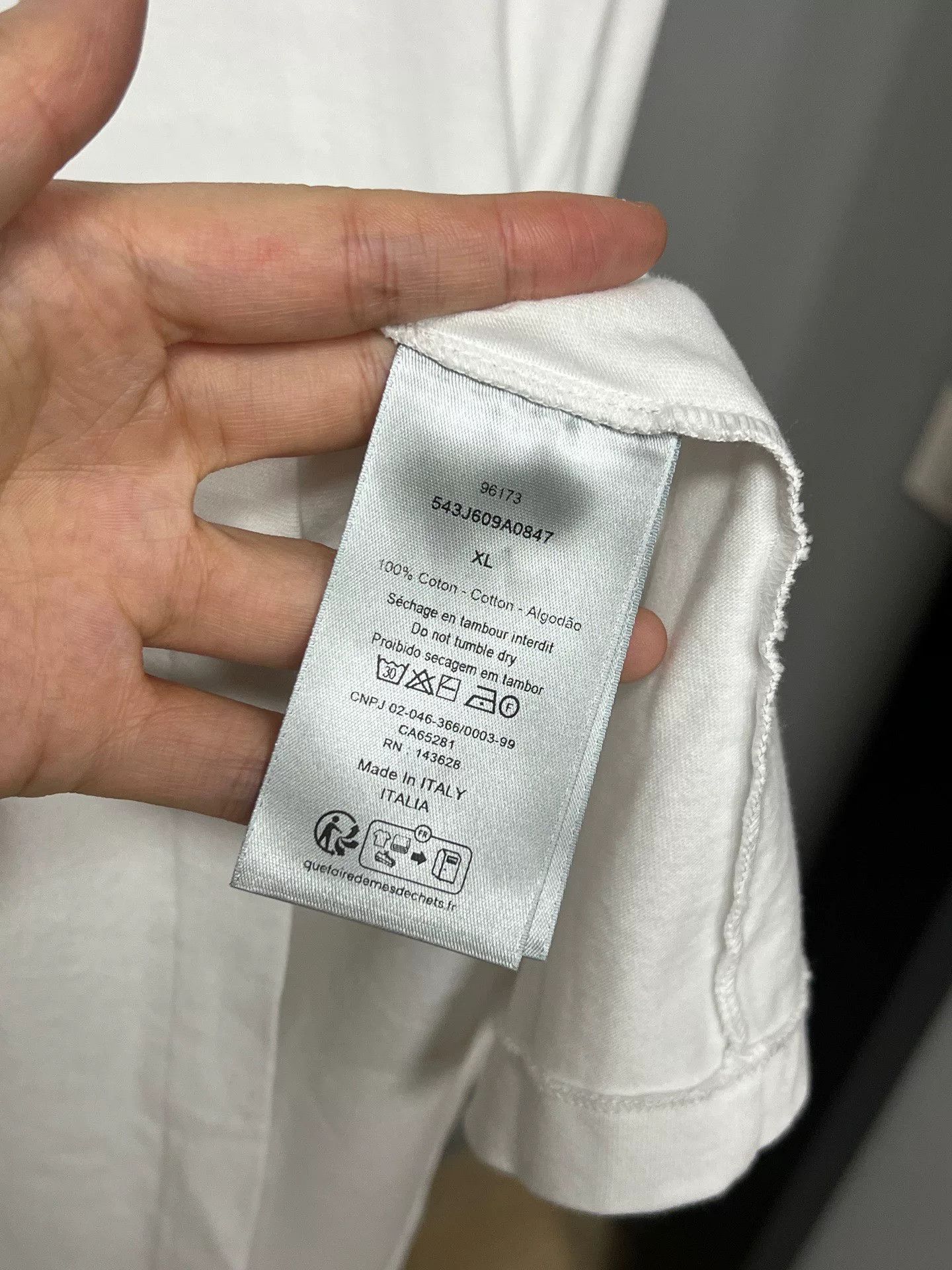 Dior Dior Long Sleeve T-Shirt with Logo Size US XL / EU 56 / 4 - 4 Thumbnail