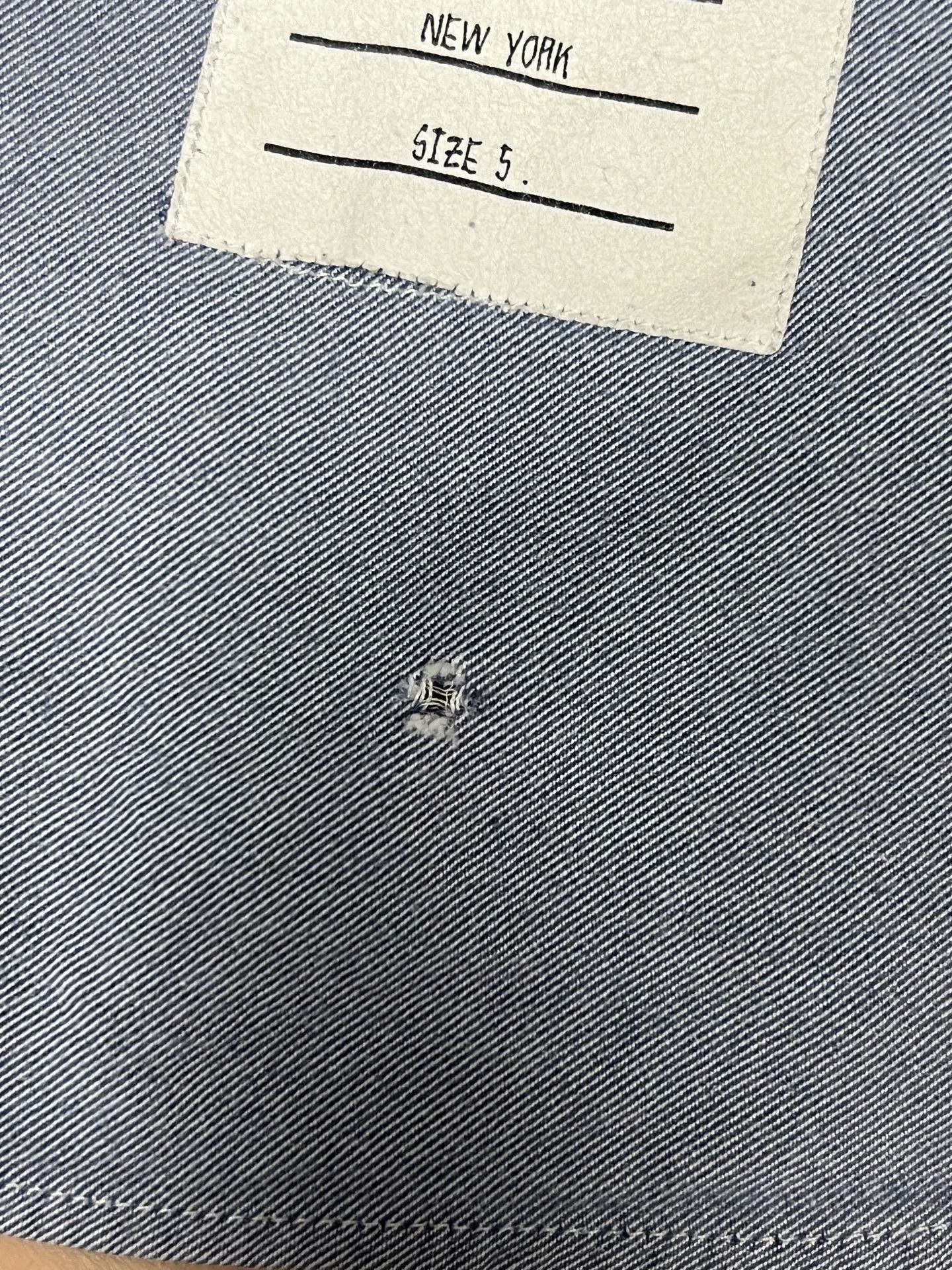 Thom Browne thom browne denim long sleeve shirt Size US L / EU 52-54 / 3 - 7 Thumbnail
