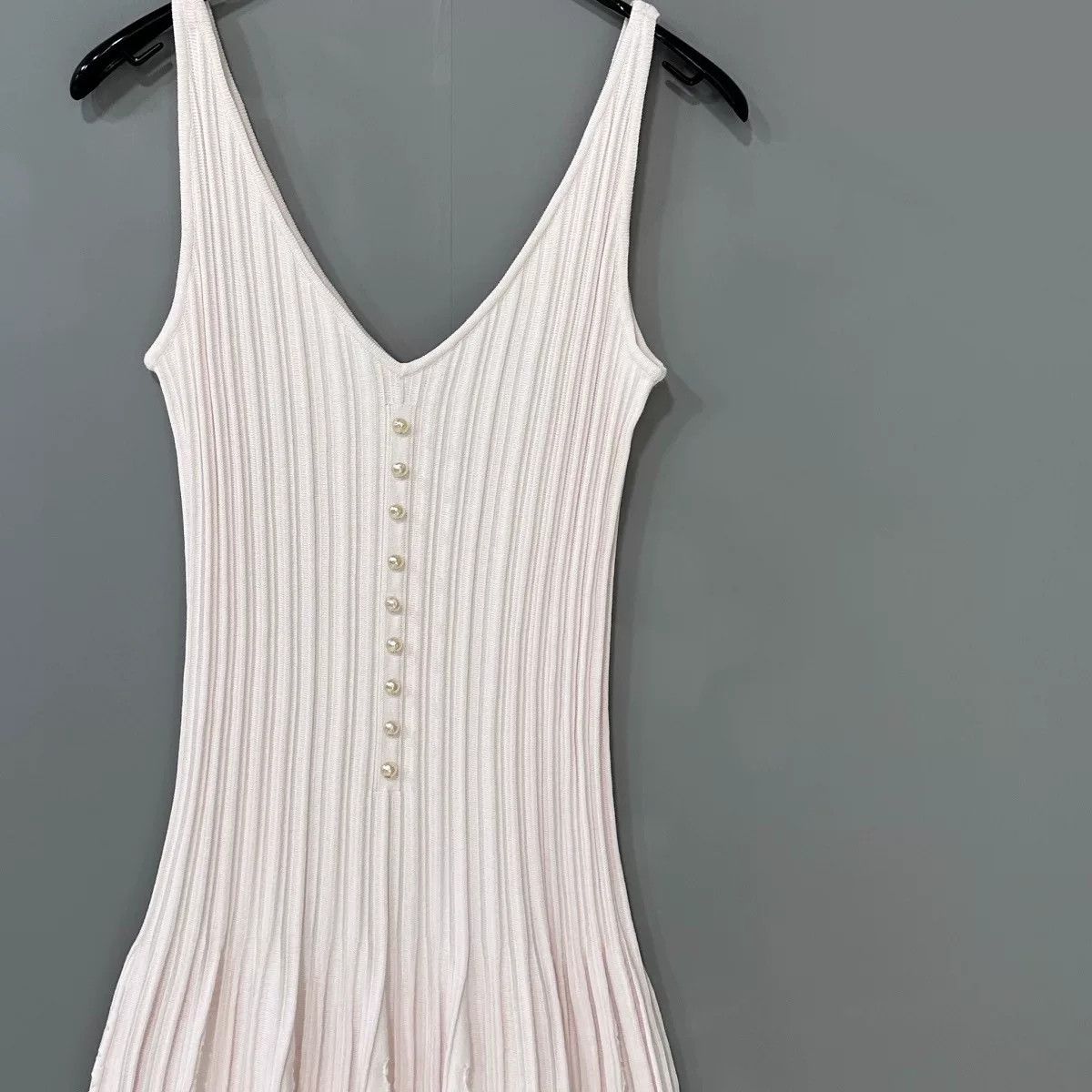 Chanel Chanel Pearl Pink Strap Dress Size M / US 6-8 / IT 42-44 - 2 Thumbnail