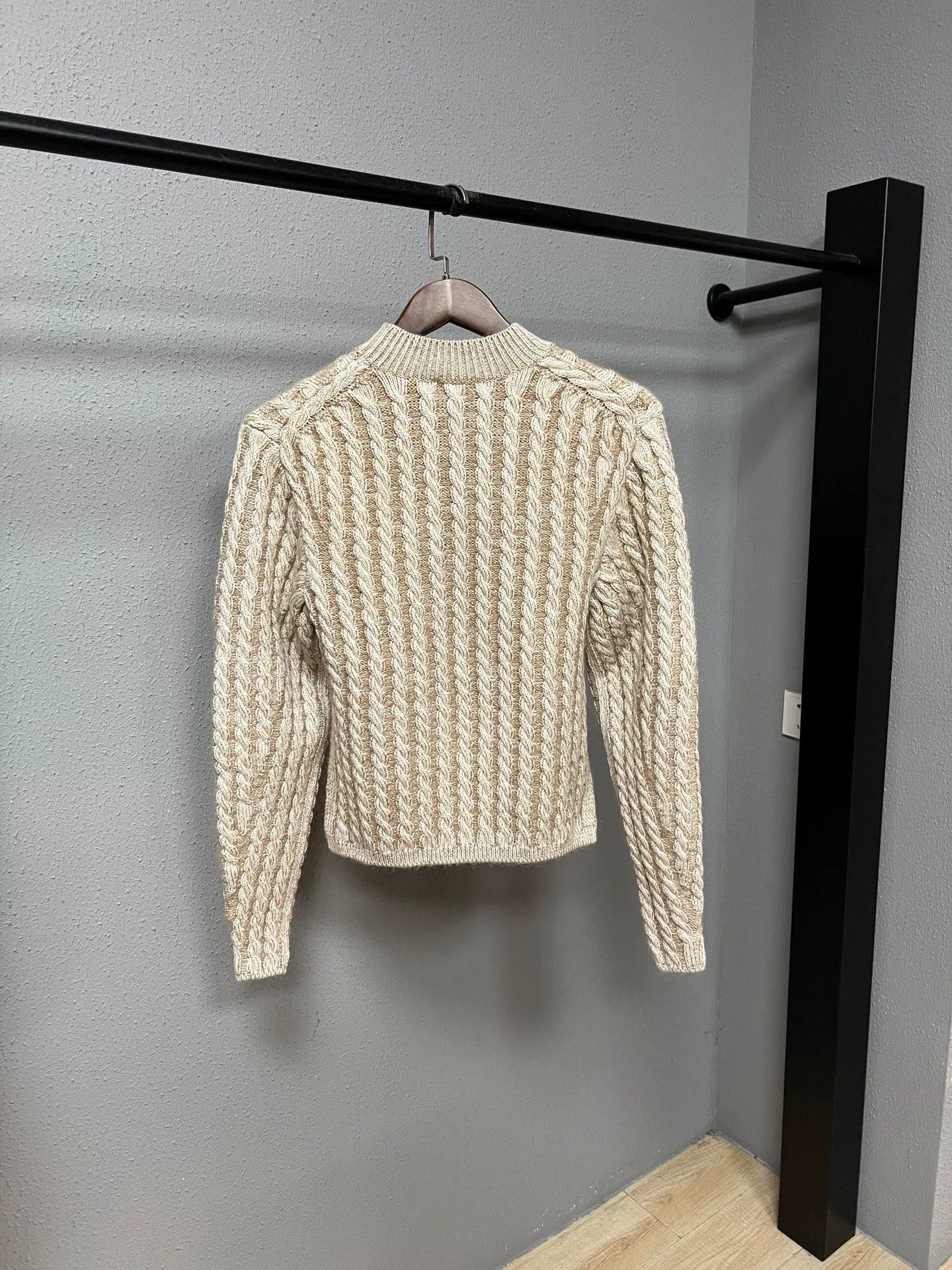 Chloe cream cable knit sweater Size XS / US 0-2 / IT 36-38 - 2 Thumbnail
