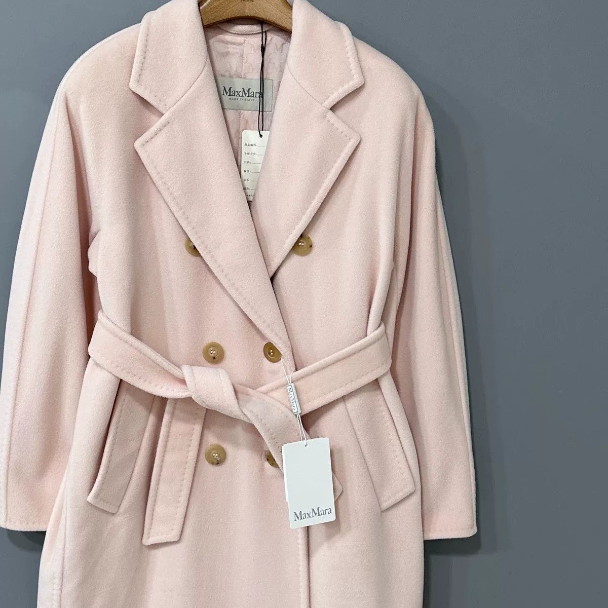 Max Mara maxmara pink long coat 101801 Size S / US 4 / IT 40 - 2 Thumbnail