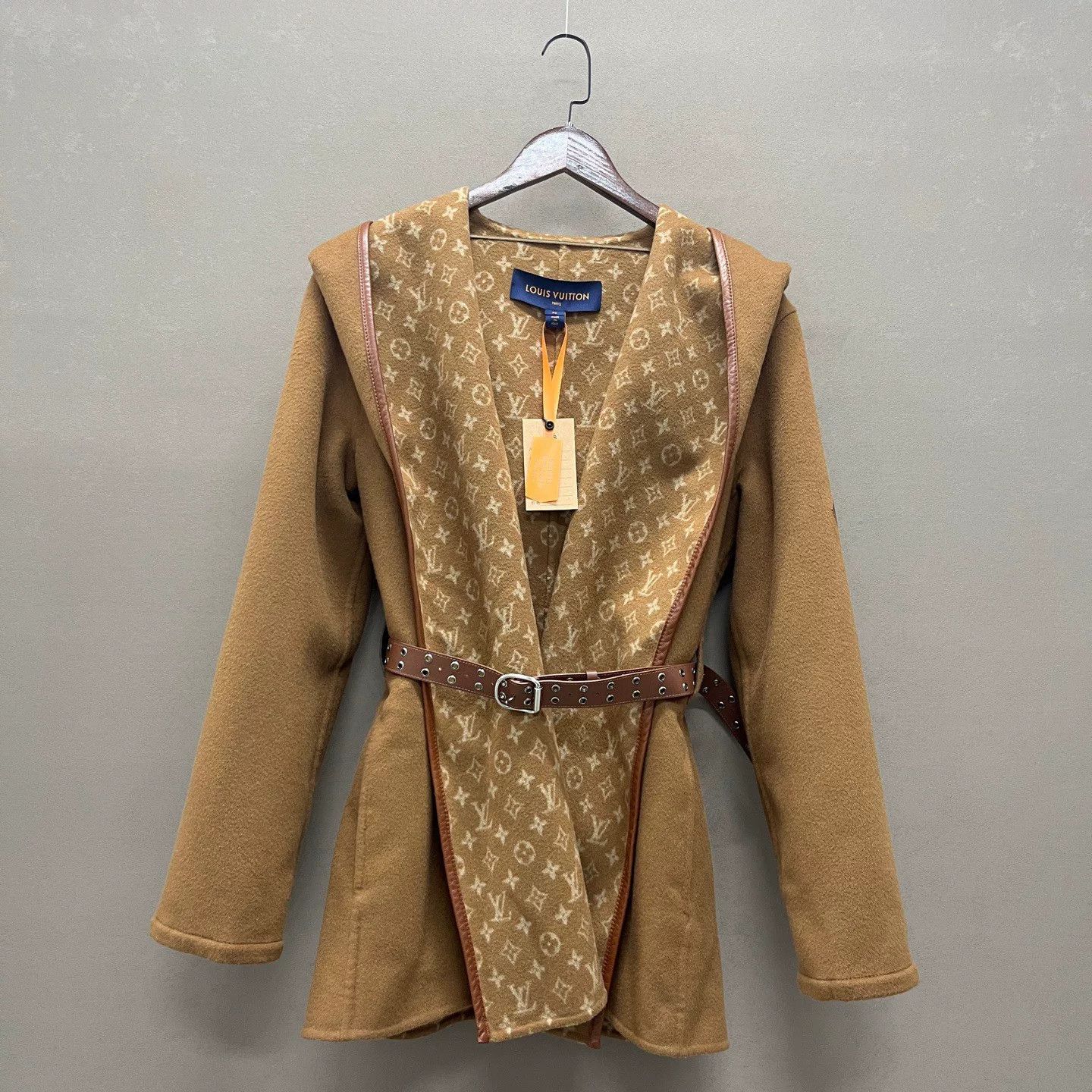 Louis Vuitton louis vuitton brown wool bathrobe coat Size S / US 4 / IT 40 - 3 Thumbnail