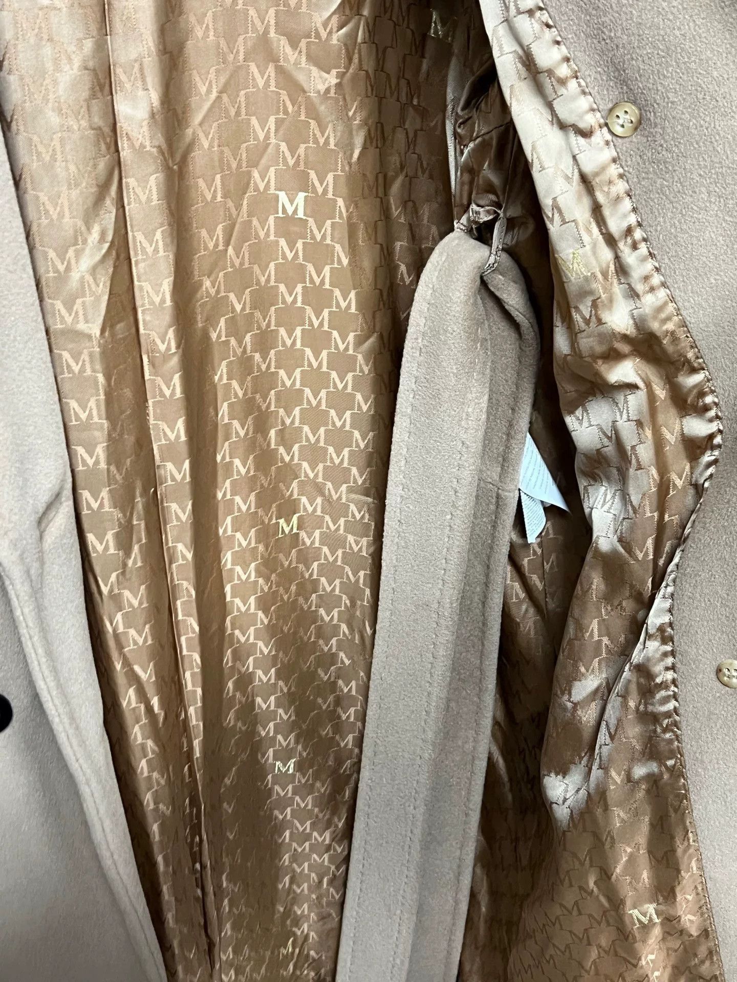 Max Mara Maxmara Camel Color Coat Size S / US 4 / IT 40 - 4 Thumbnail