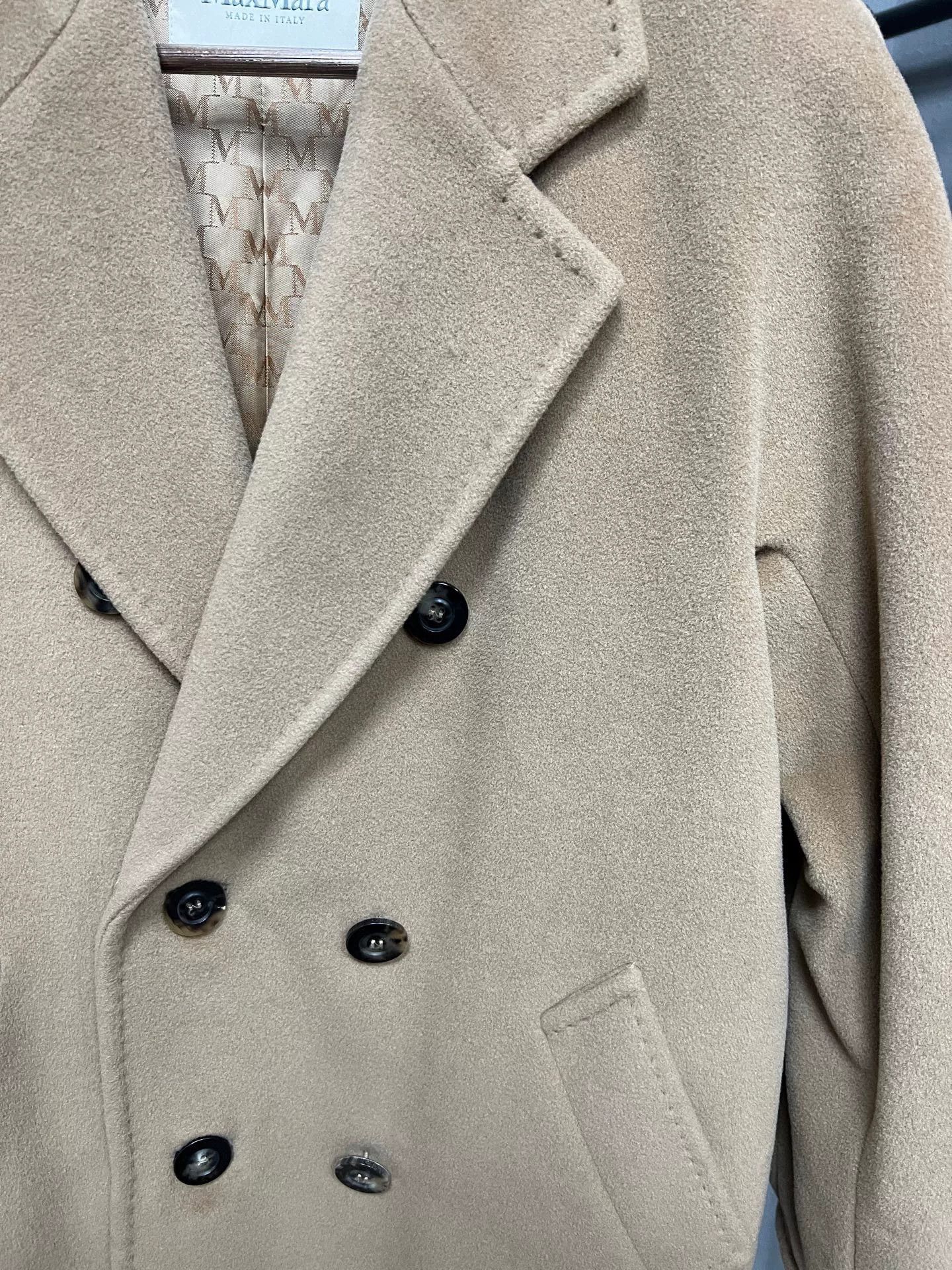 Max Mara Maxmara Camel Color Coat Size S / US 4 / IT 40 - 3 Thumbnail