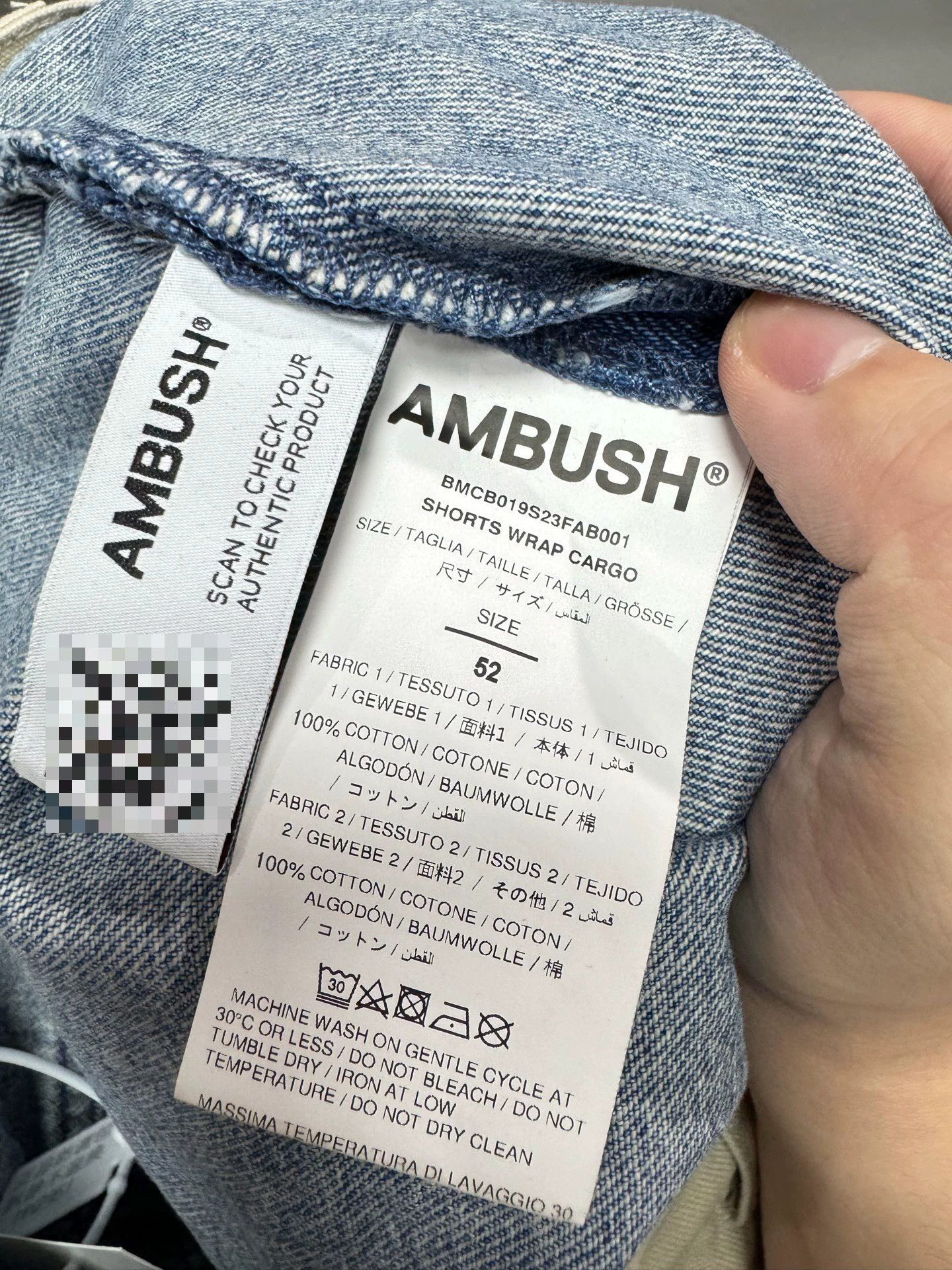 Ambush Design ambush layered distressed denim shorts Size US 42 / EU 58 - 5 Thumbnail