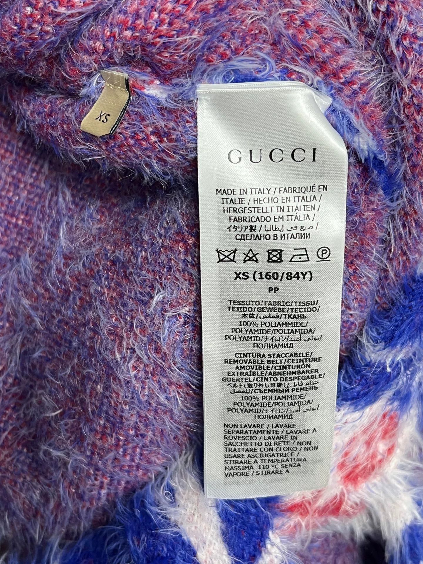 Gucci gucci x adidas blue patterned coat Size XS / US 0-2 / IT 36-38 - 4 Thumbnail