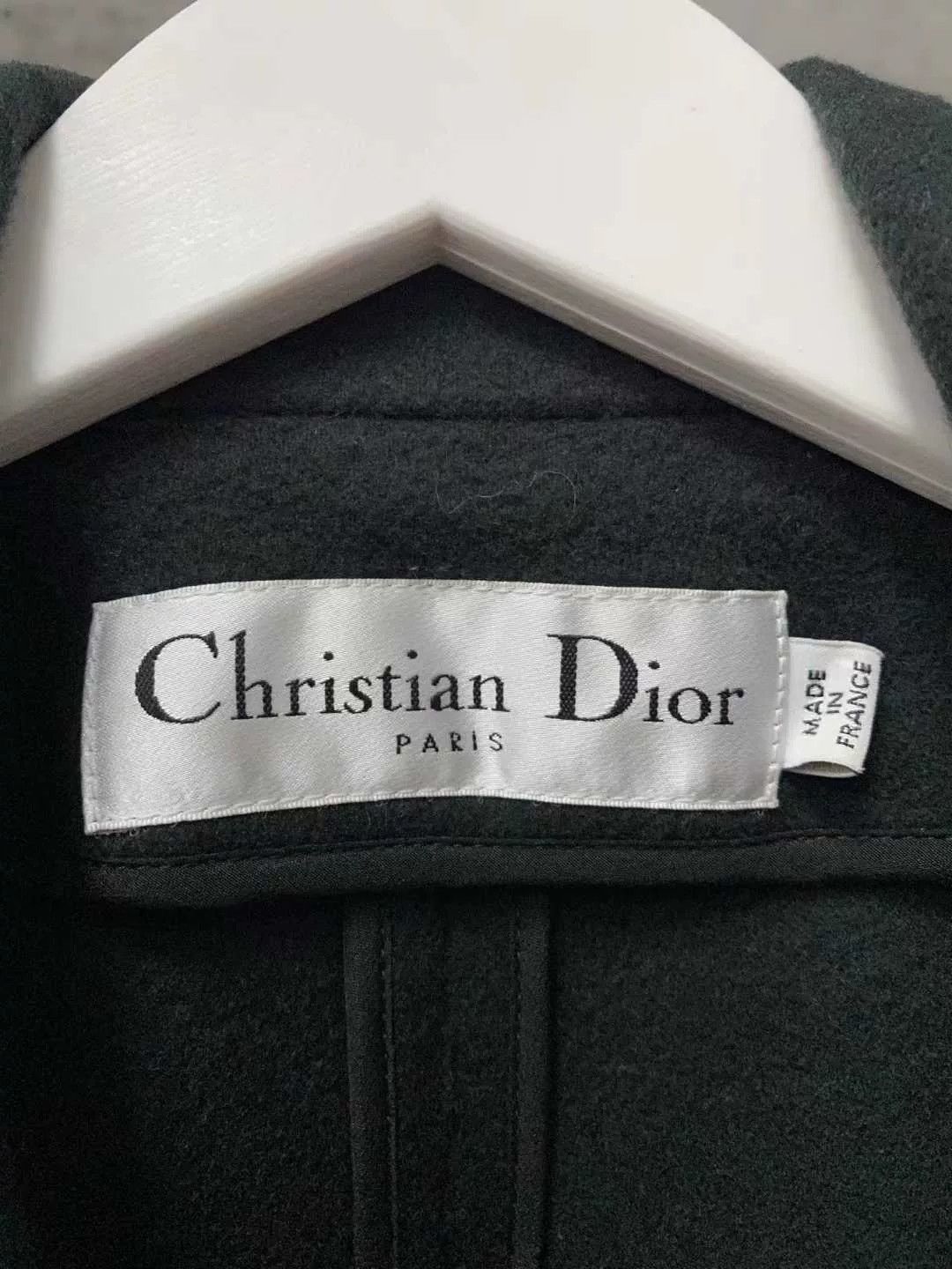 Dior Dior Black Cashmere Coat Size 36 Size S / US 4 / IT 40 - 5 Thumbnail