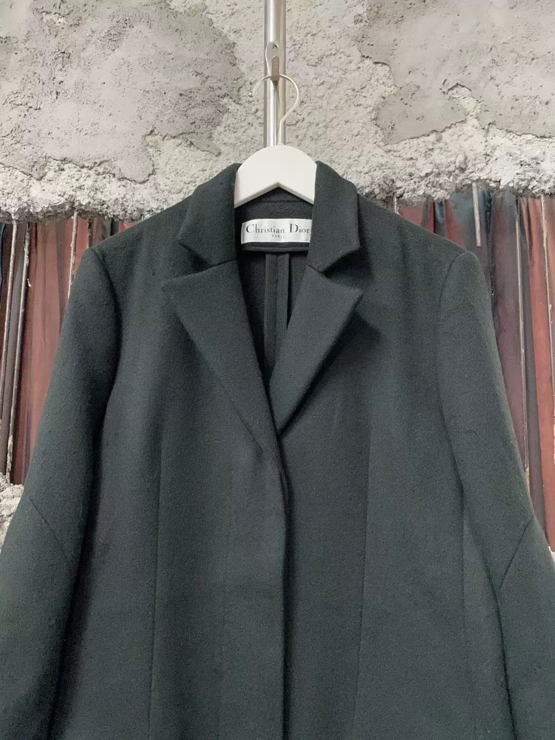 Dior Dior Black Cashmere Coat Size 36 Size S / US 4 / IT 40 - 3 Thumbnail
