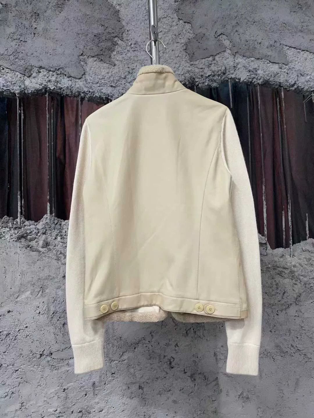 Loro Piana Loro Piana Beige Cashmere Zipper Jacket Size M / US 6-8 / IT 42-44 - 2 Thumbnail